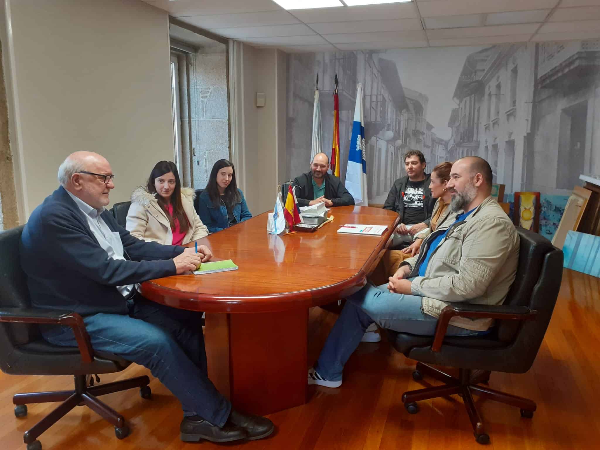 Imagen de archivo de la reunión del alcalde con el comité de empresa de Inelcom