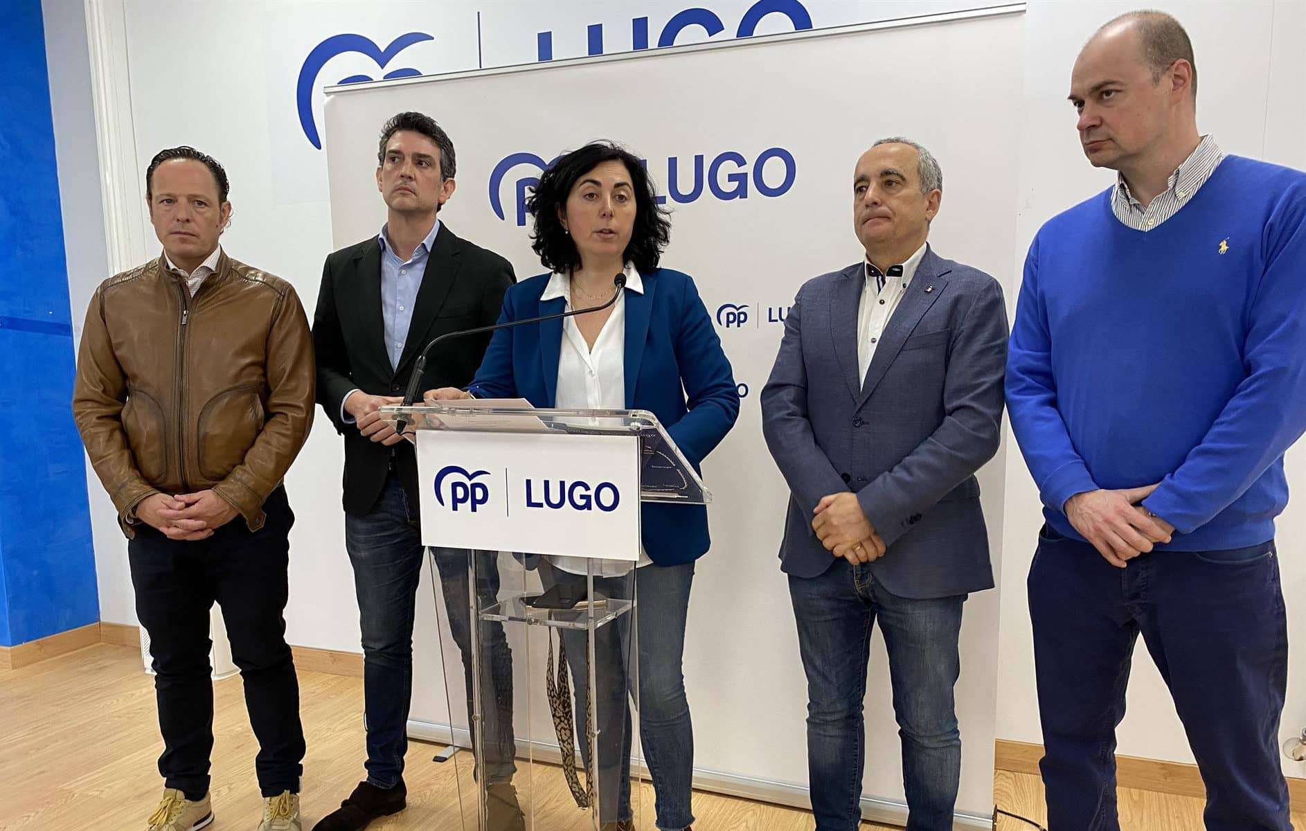 La candidata del PP a la Alcaldía de Lugo, Elena Candia, en la presentación de su candidatura | PP Lugo