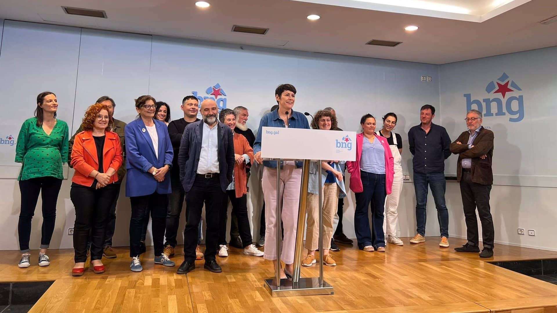 Ana Pontón, portavoz nacional del BNG, tras la reunión de la Executiva Nacional | EP