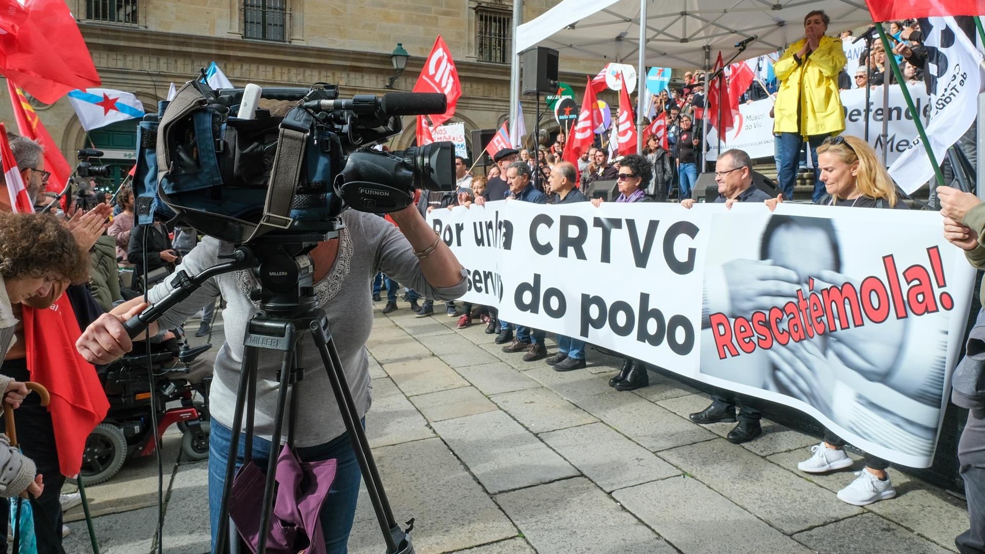Miembros del comité intercentros de la Corporación de Radio e Televisión de Galicia (CRTVG) | EP