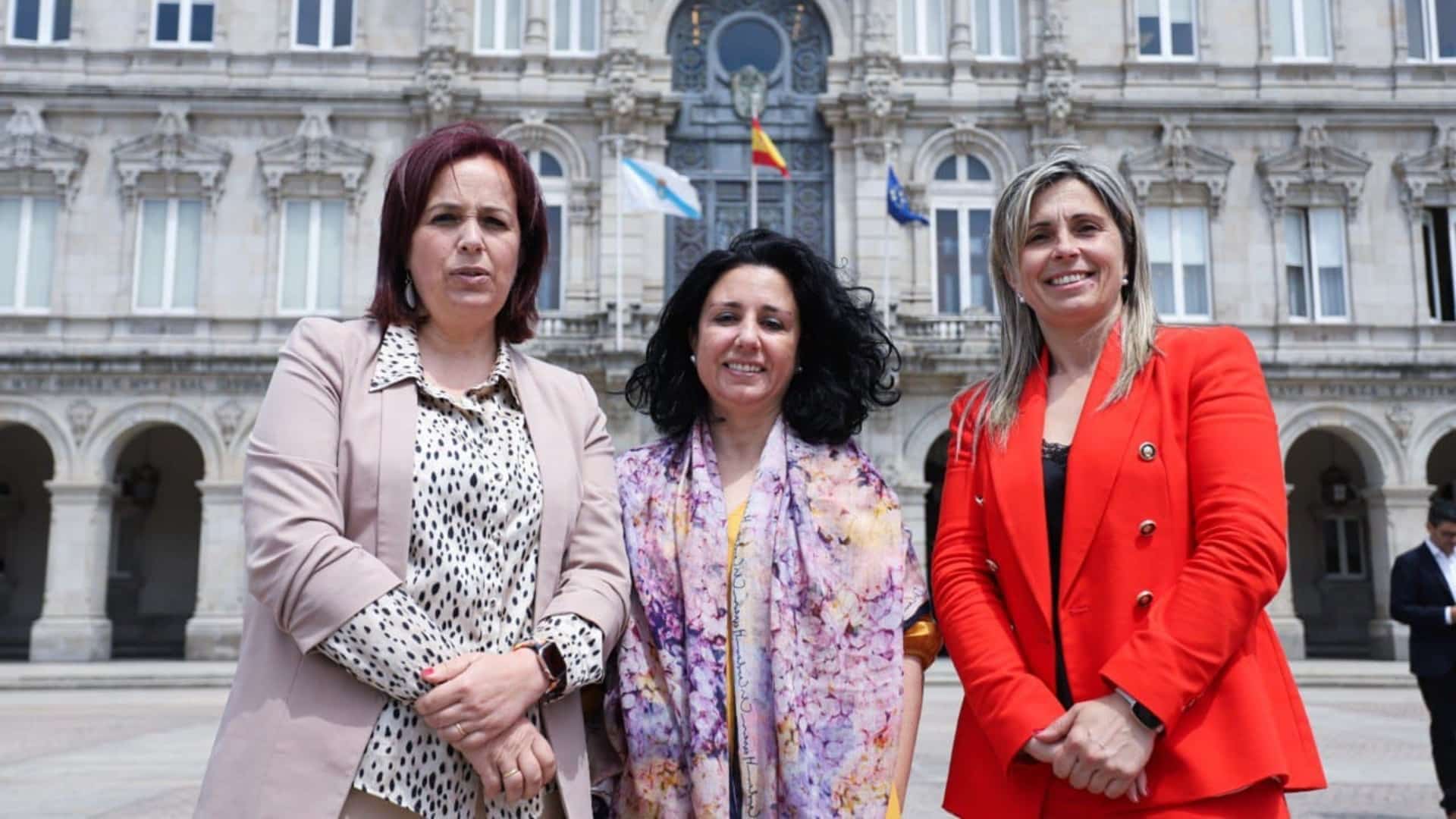 Las alcaldesas de Camariñas, Cee y Vimianzo, Sandra Insua, Margot Lamela y Mónica Rodríguez | CEDIDA