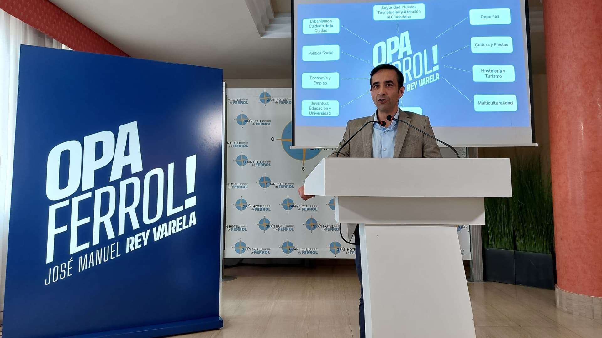 El candidato del PP a la alcaldía de Ferol, José Manuel Rey Varela | PP DE FERROL
