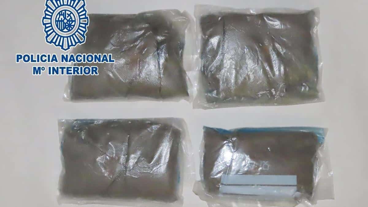 Casi 4 kilos de heroína fueron incautados