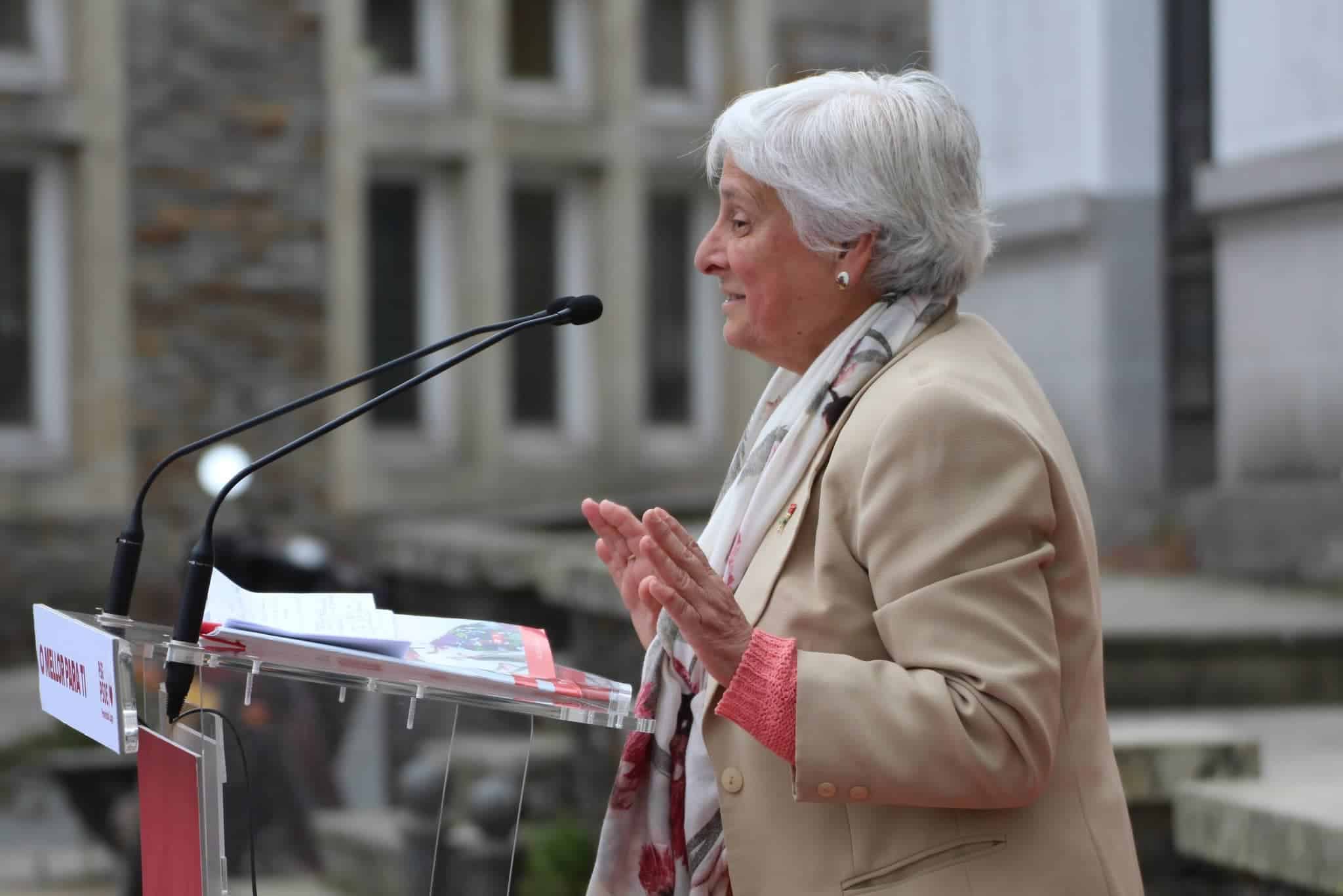 Elba Veleiro, actual alcaldesa y candidata socialista a la Alcaldía