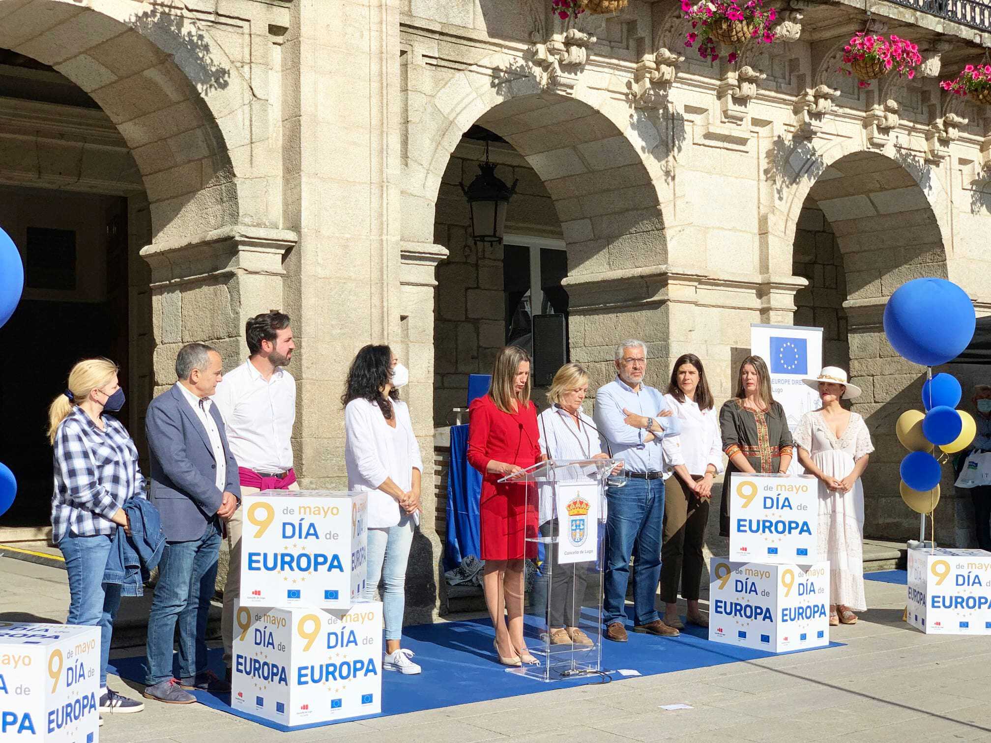 Imagen de archivo de la celebración el pasado año del Día de Europa | Concello de Lugo