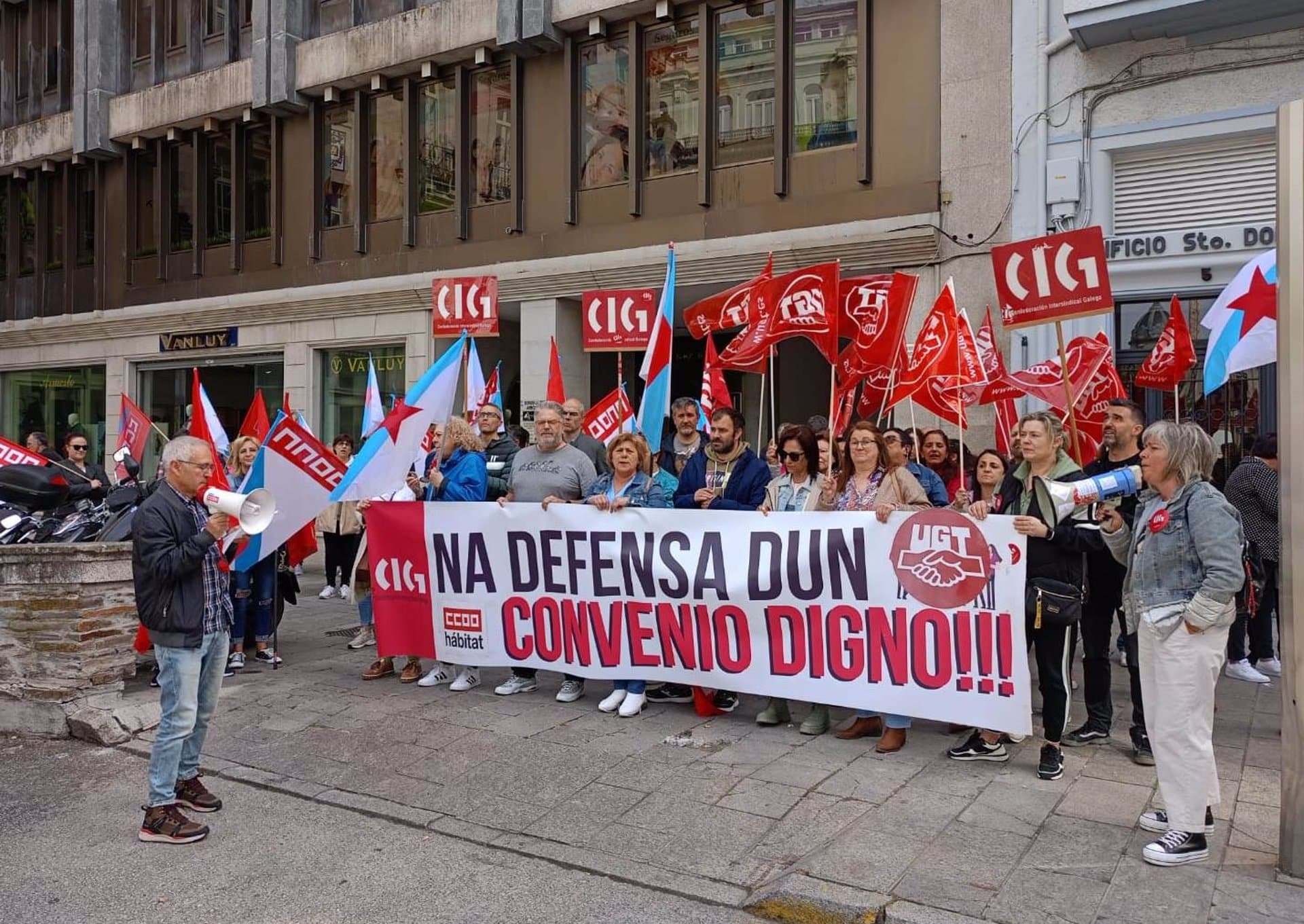 16/05/2023 Trabajadores de limpieza de Lugo protestan por un convenio colectivo "digno".
ECONOMIA
CIG
