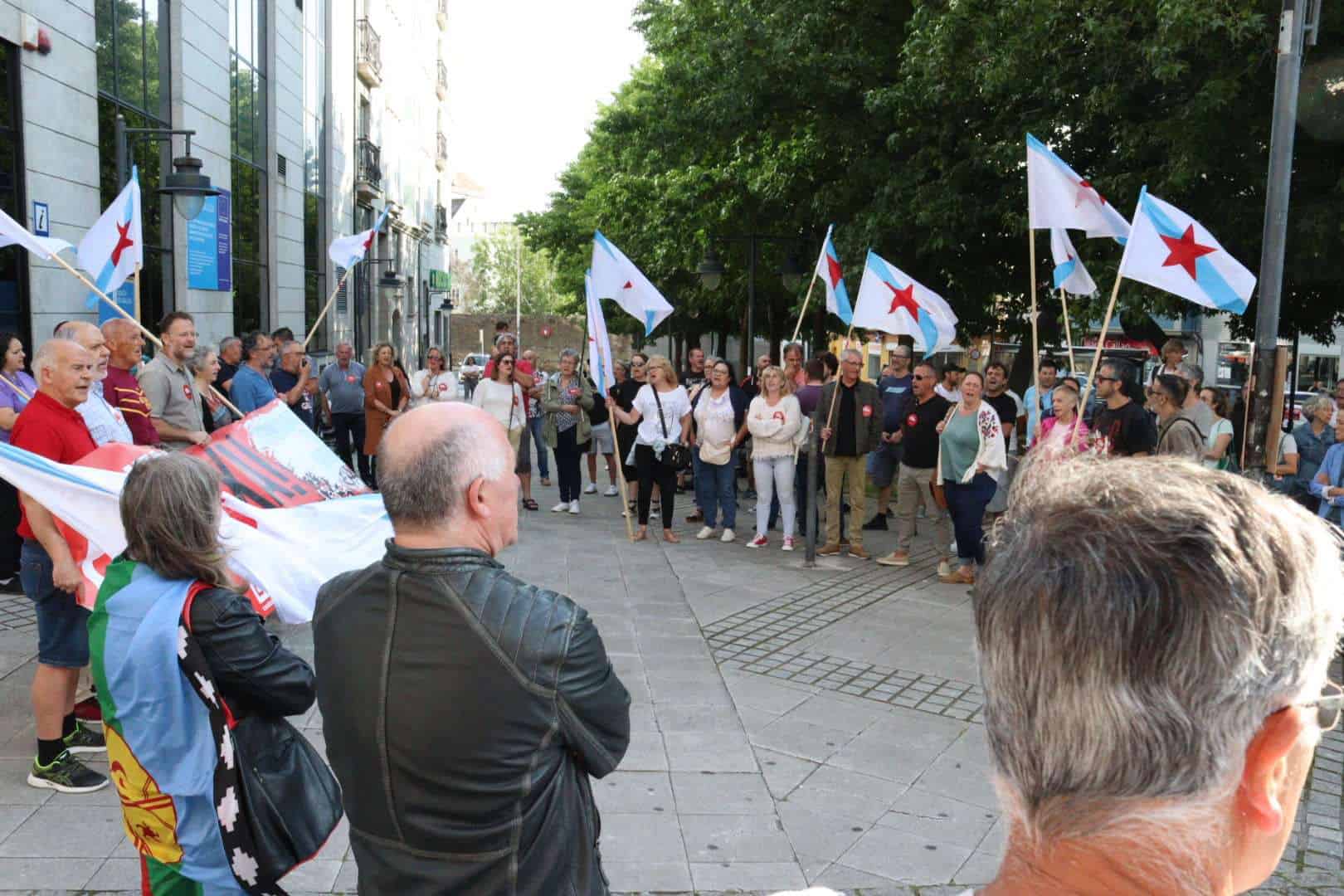 Concentración frente a la sede de la Xunta en Ferrol | CIG