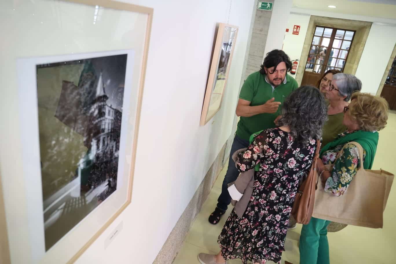Ovidio Aldegunde presentó la exposición que se inauguró este jueves en el Ateneo