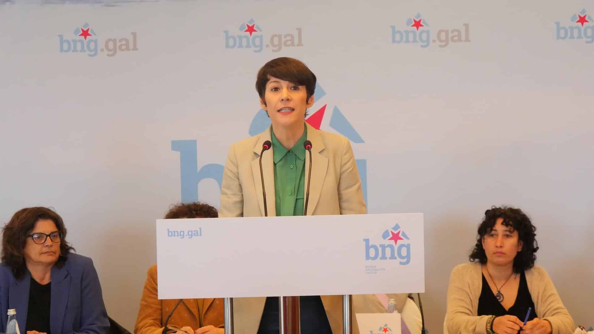 Imagen de archivo de la portavoz nacional del BNG, Ana Pontón, ante el Consello Nacional | BNG