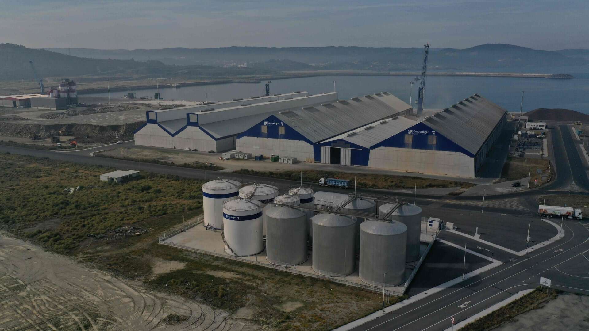 Las instalaciones de Galigrain en el Puerto de A Coruña | AUTORIDAD PORTUARIA DE A CORUÑA