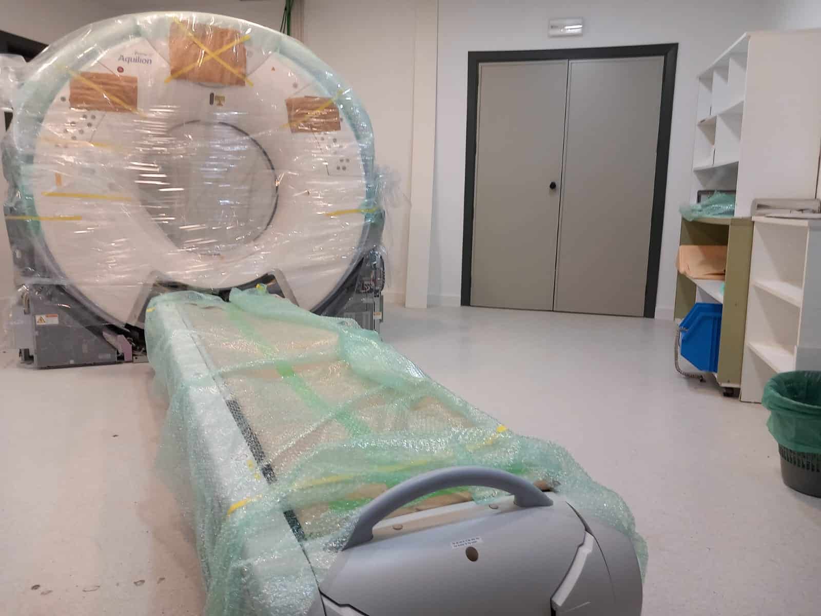 Nuevo aparato de TAC en el Hospital Naval de Ferrol
