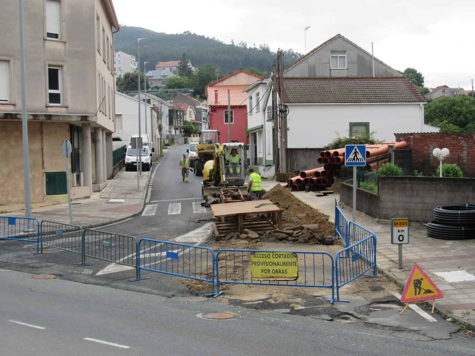 La vía permanecerá cortada temporalmente
