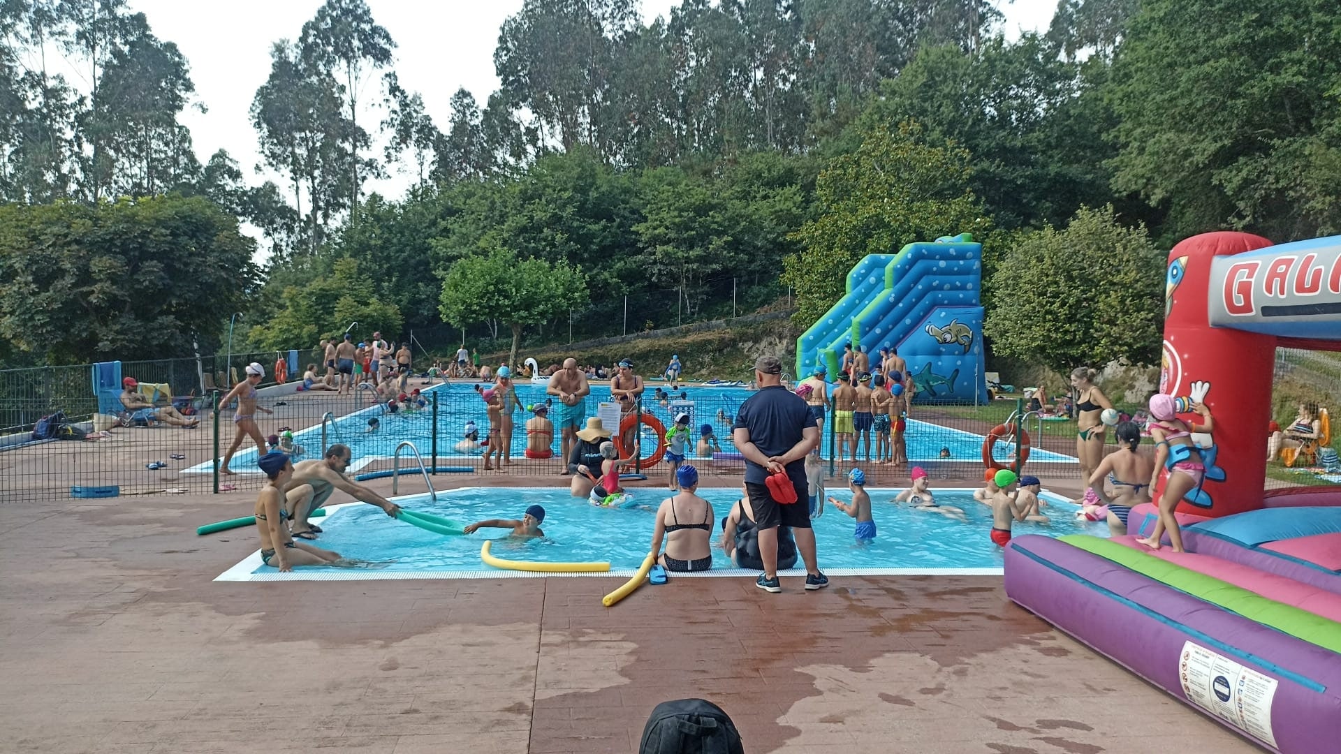 Imagen de archivo de la piscina municipal de A Baña | CONCELLO DA BAÑA