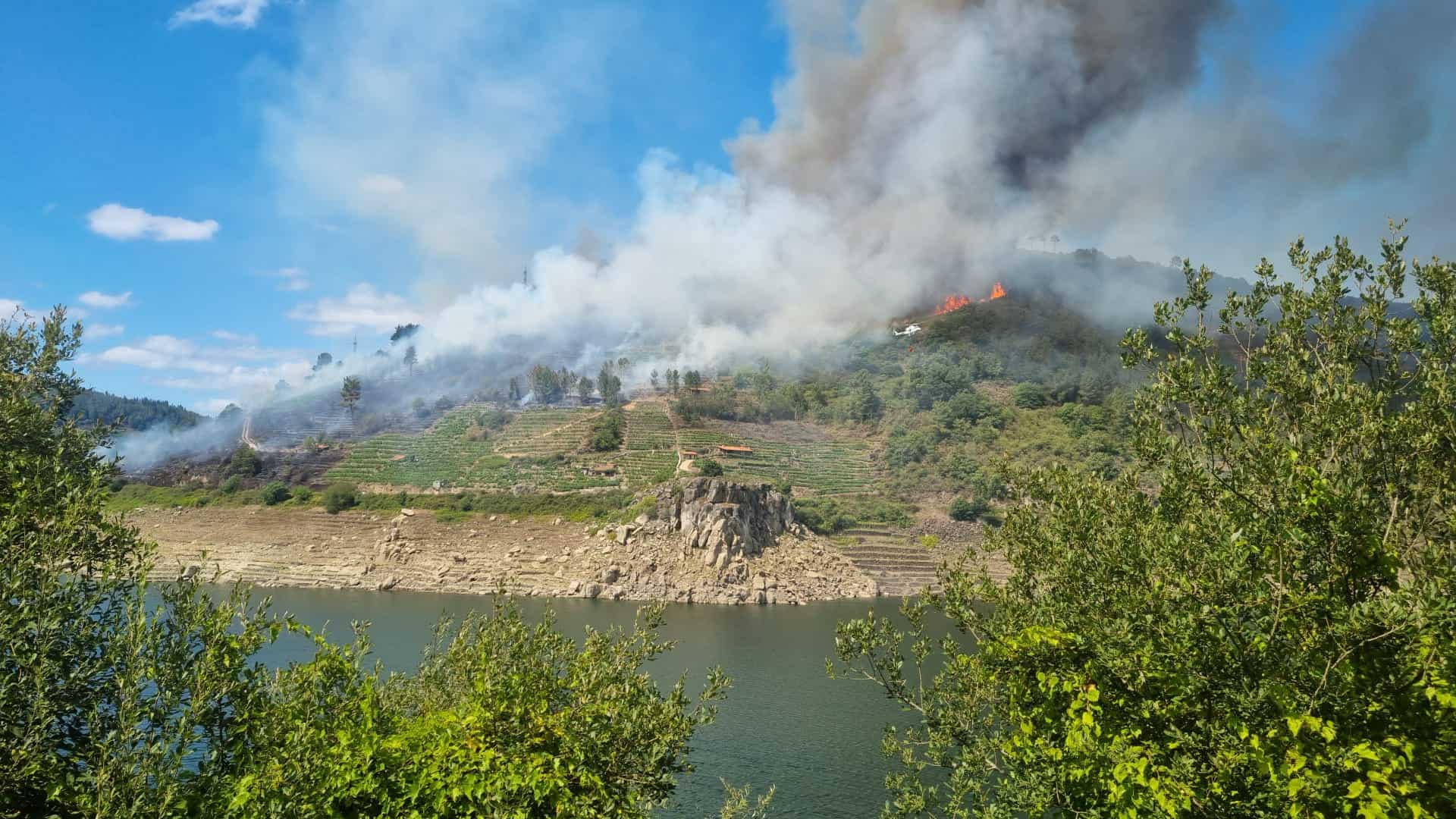 Imagen de archivo del incendio