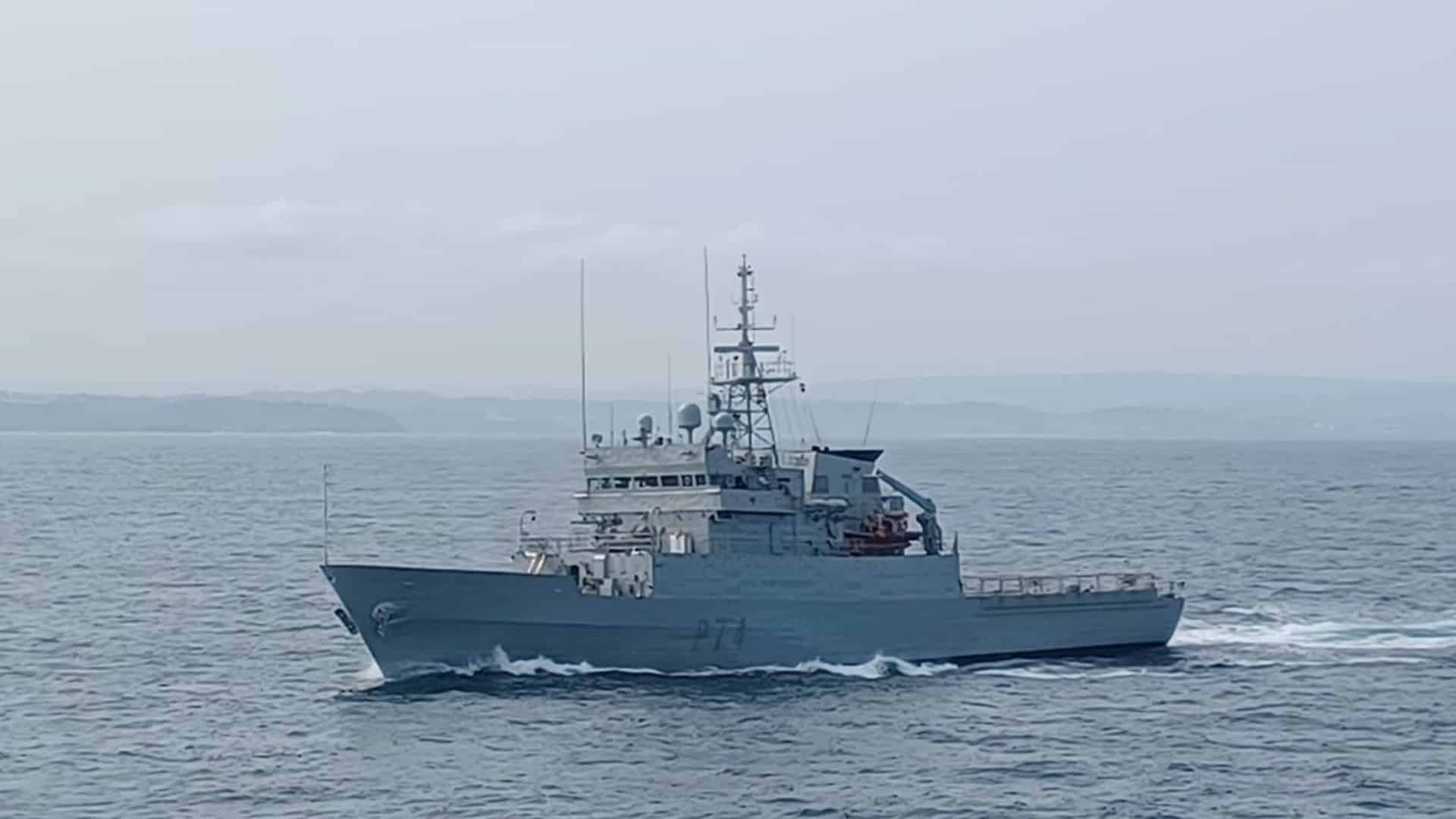 El Patrullero Atalaya iniciando una operación de vigilancia en la costa atlántica | ARMADA DE FERROL