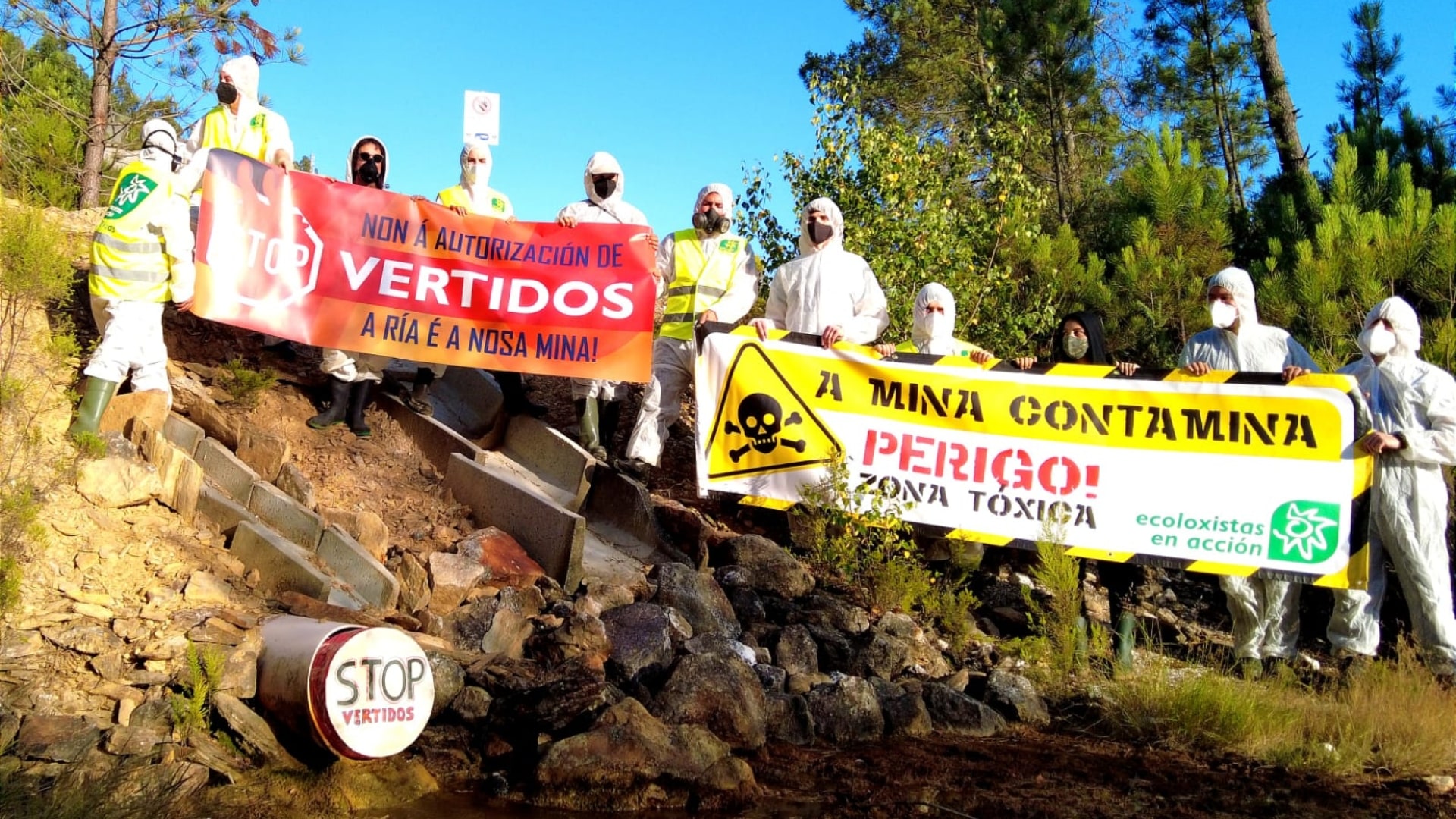 La protesta de Ecologistas en Acción en San Finx | ECOLOGISTAS EN ACCIÓN