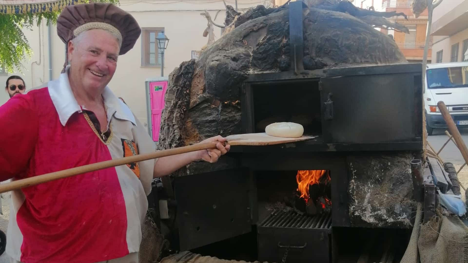 El obradoiro de pan en la Feira Medieval de Padrón | CONCELLO DE PADRÓN