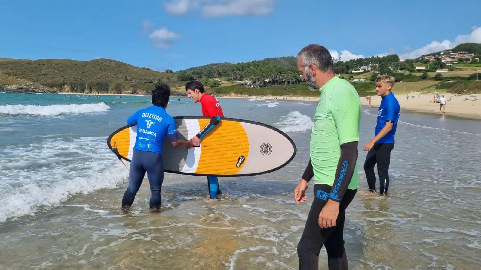 Clases de surf en Pantín