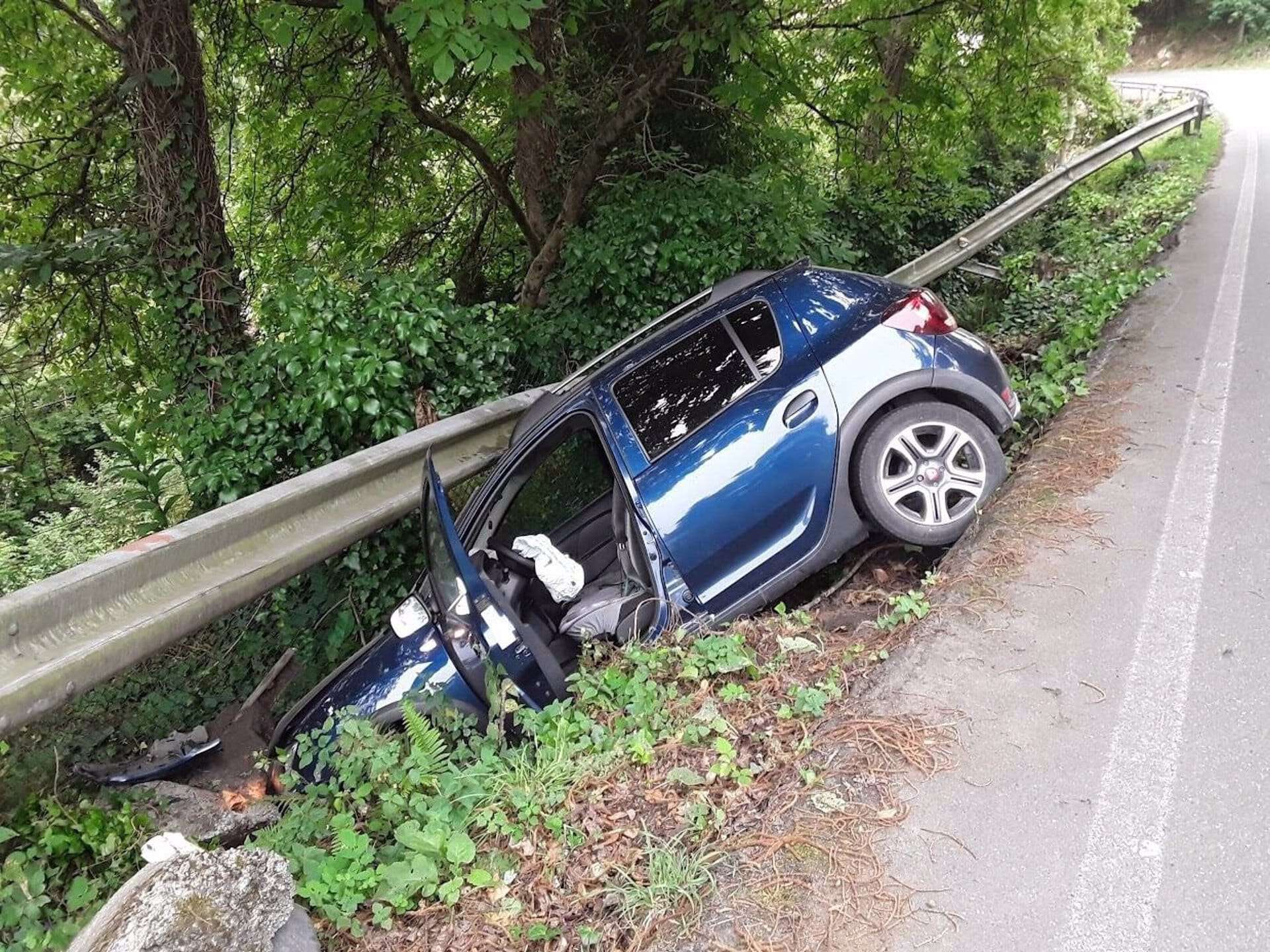 Accidente de tráfico registrado en la zona de A Fervedoira, en Lugo | Policía Local de Lugo