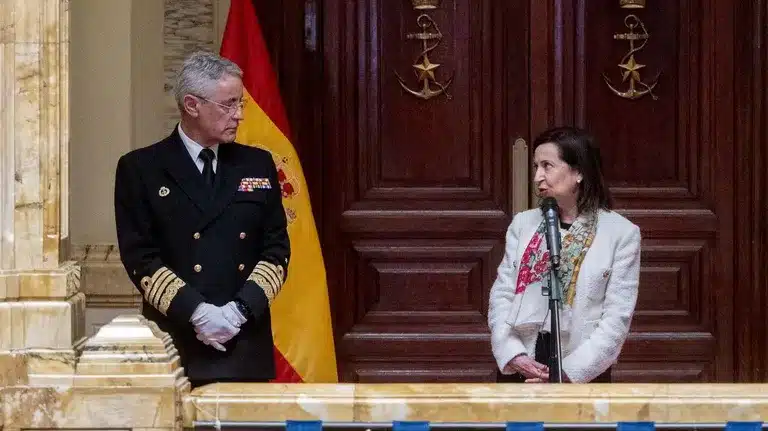 Archivo - Toma de posesión del nuevo Almirante Jefe de Estado Mayor de la Armada