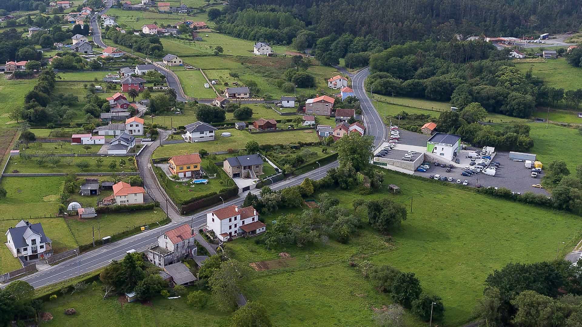 La AC-862 a su paso por Cornide, en San Sadurniño | CONCELLO DE SAN SADURNIÑO