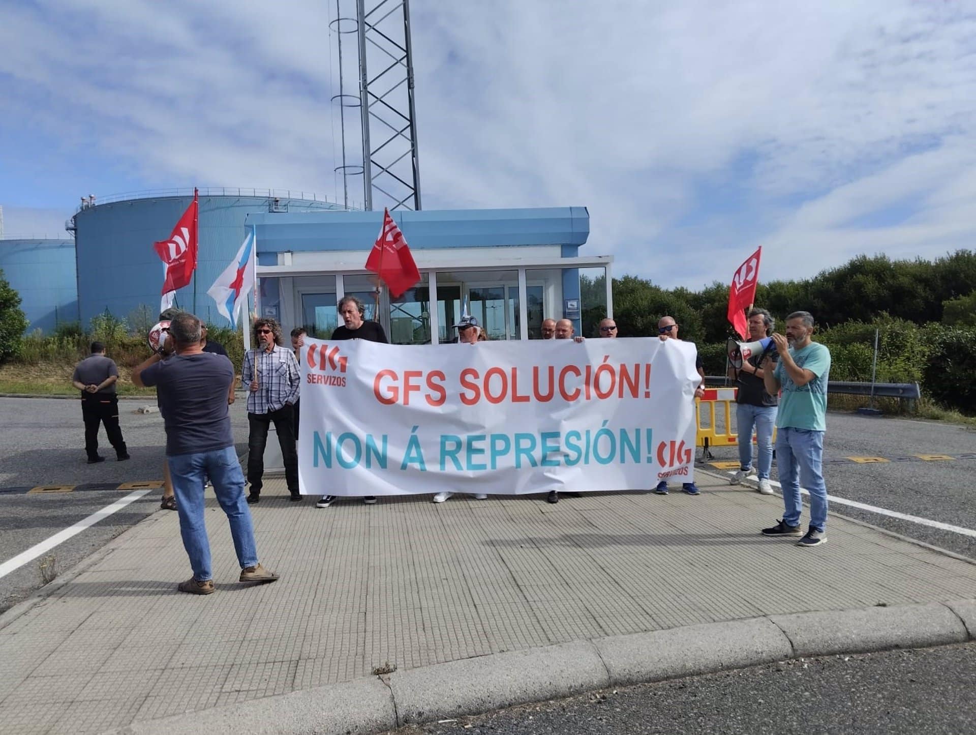 Concentración de GFS, en Ferrol