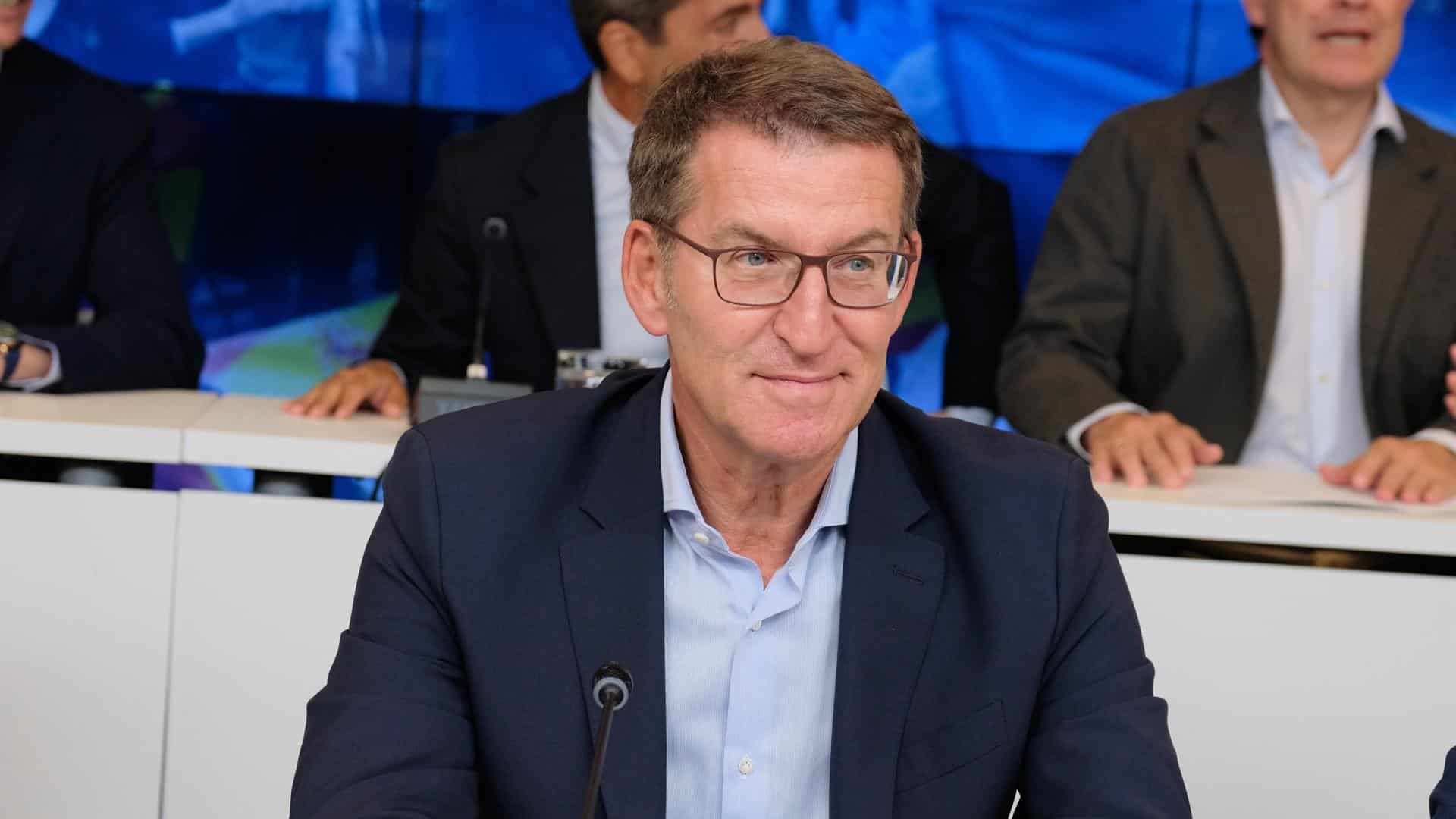 El líder del PP y candidato a la investidura Alberto Núñez Feijóo | EP