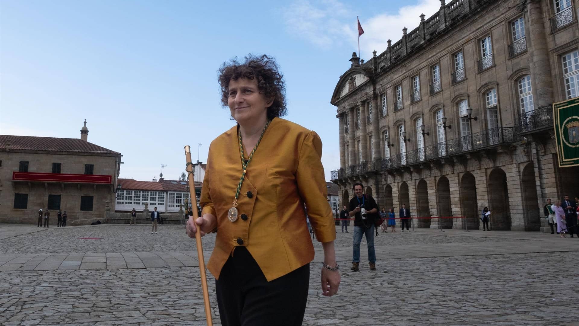 La alcaldesa de Santiago, Goretti Sanmartín | EP
