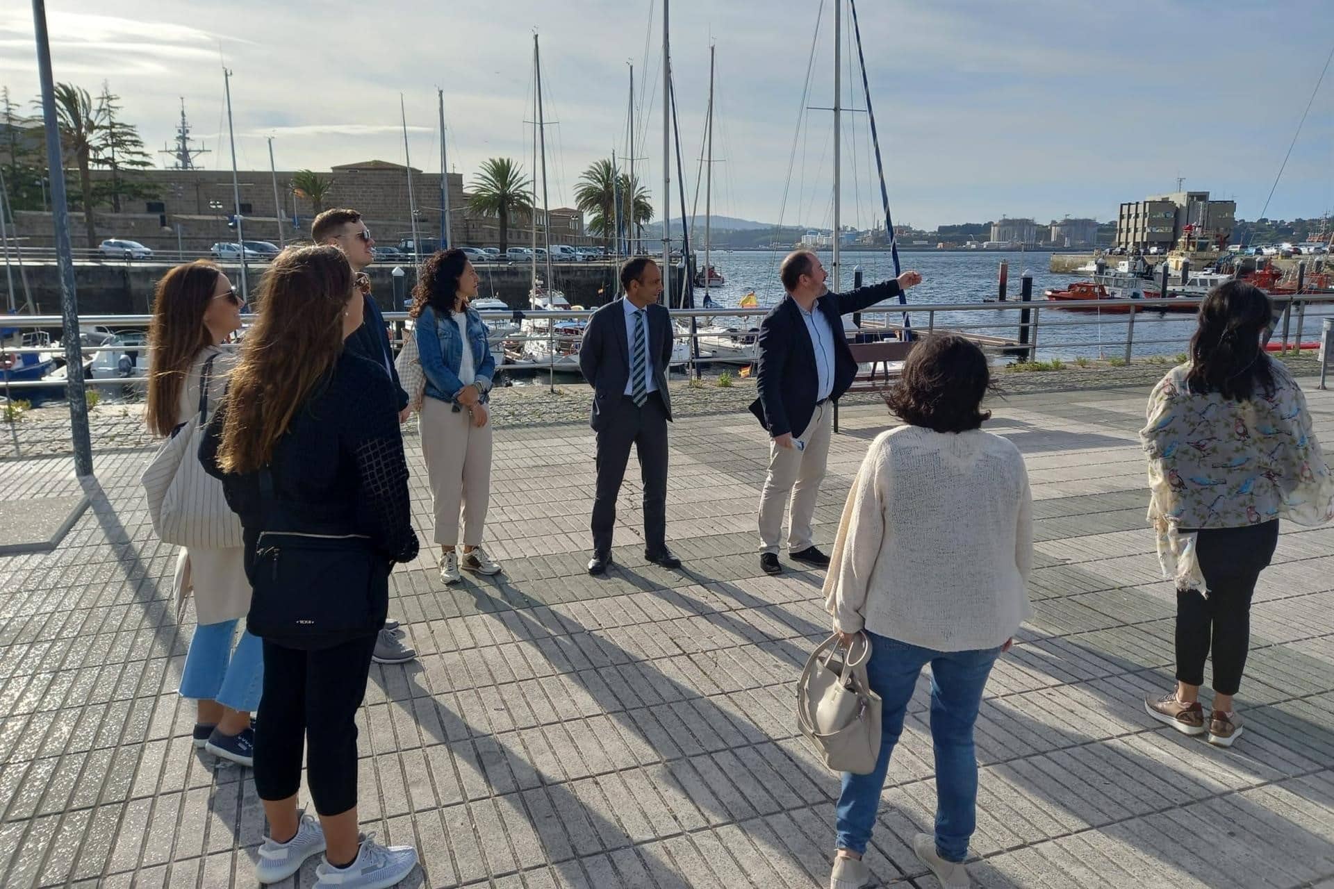 Visita al puerto de Ferrol