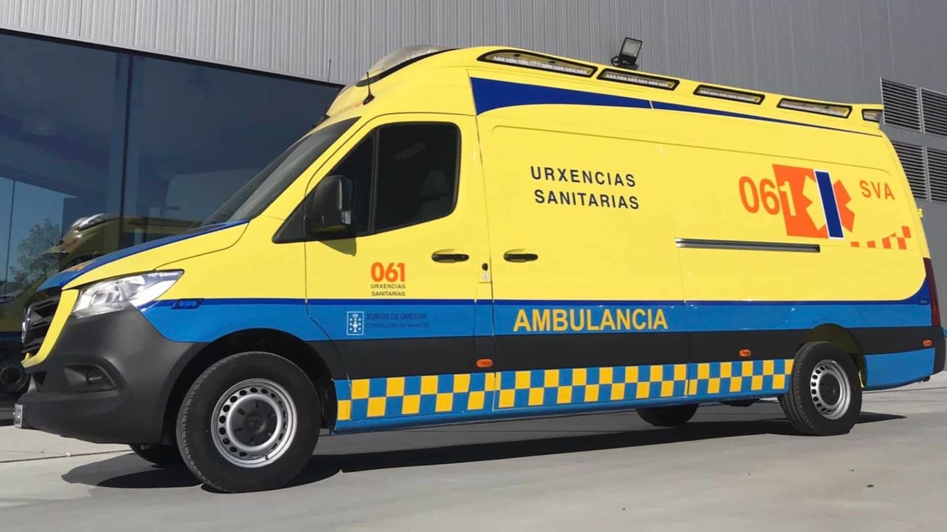Imagen de archivo de una ambulancia del 061 | URXENCIAS SANITARIAS DE GALICIA