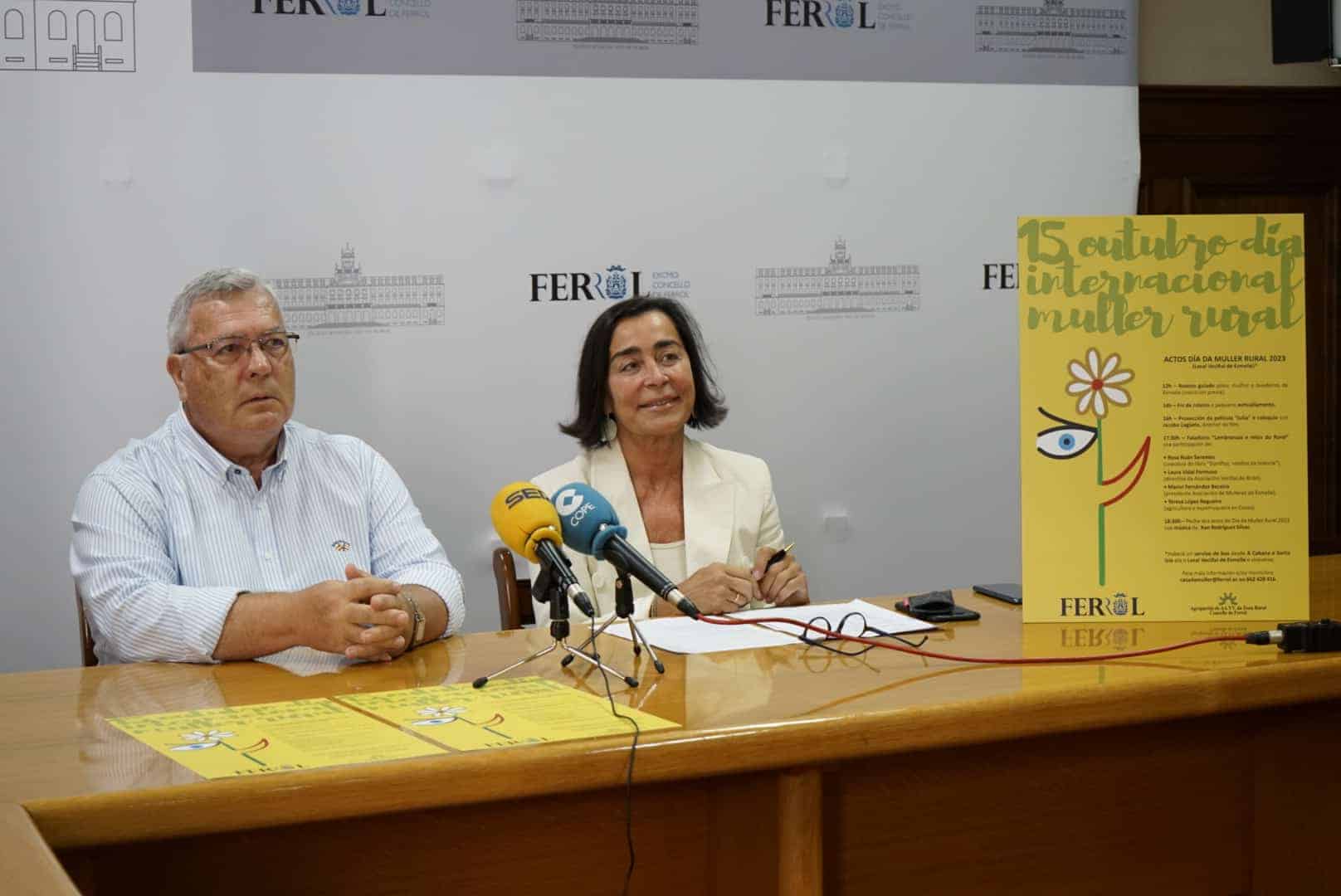Elvira Miramontes y Manuel Sendón presentaron las actividades del Día Muller Rural
