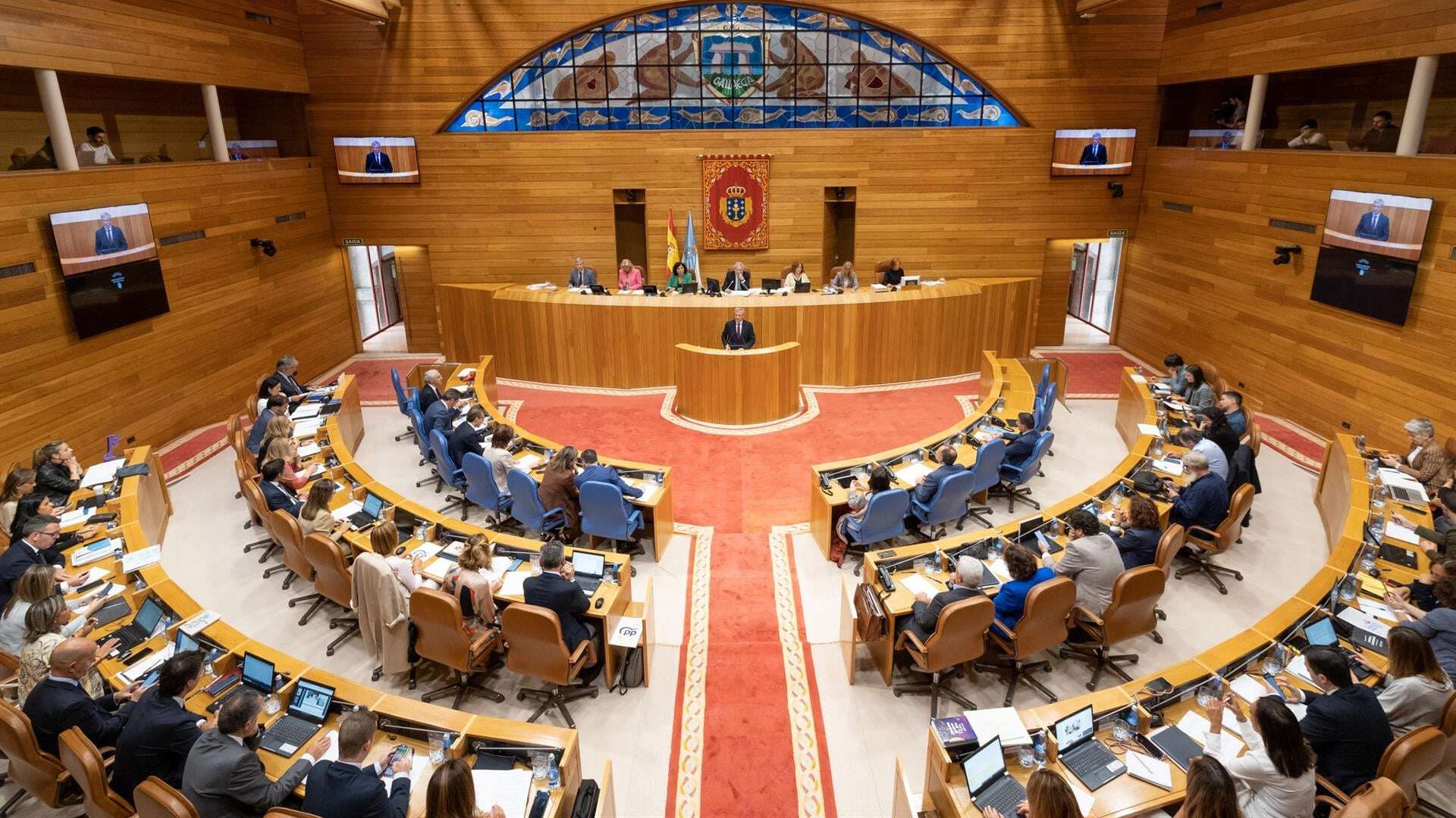 Imagen de archivo del Parlamento de Galicia