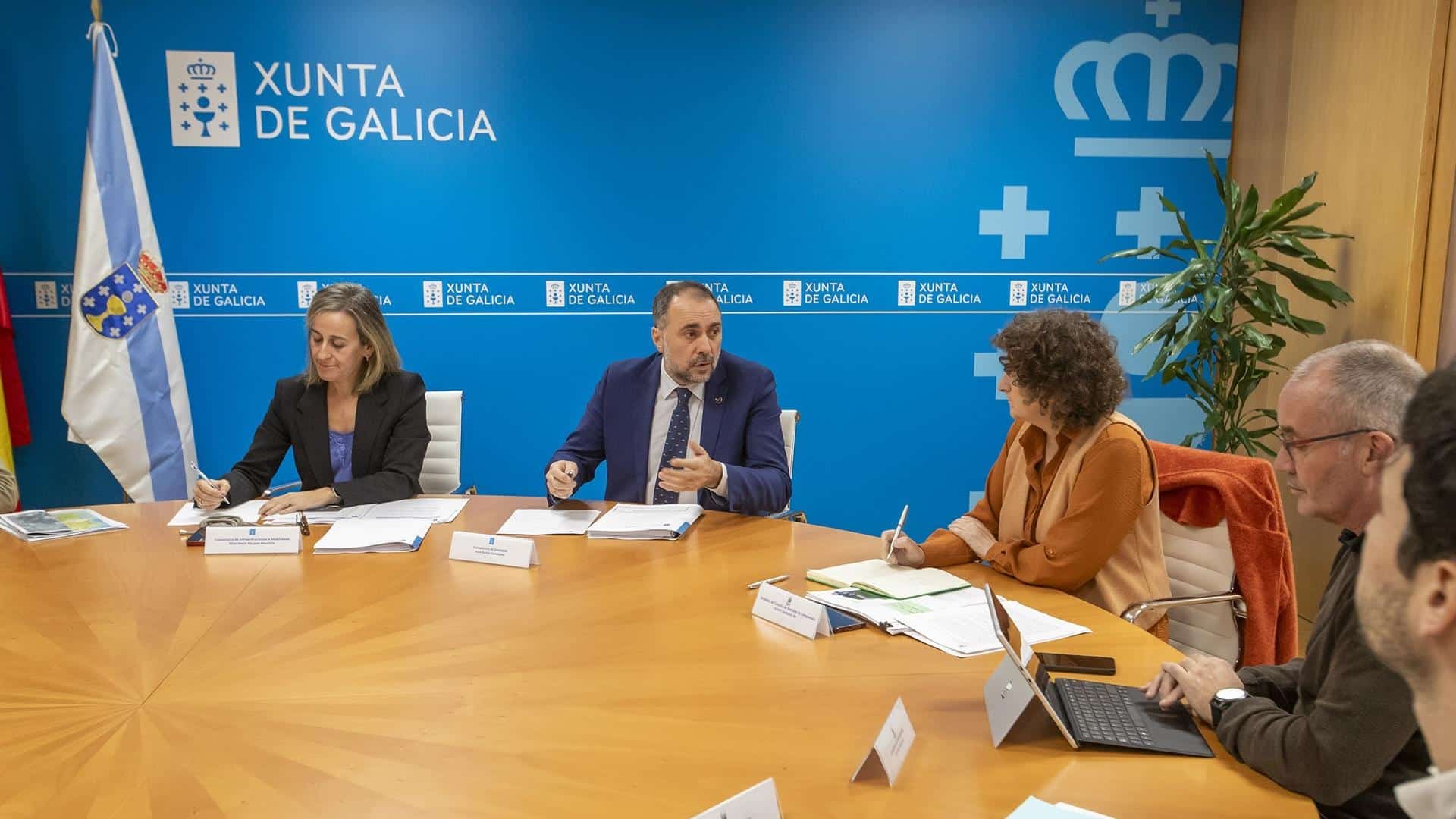 La reunión entre Xunta y Concello de Santiago | EP