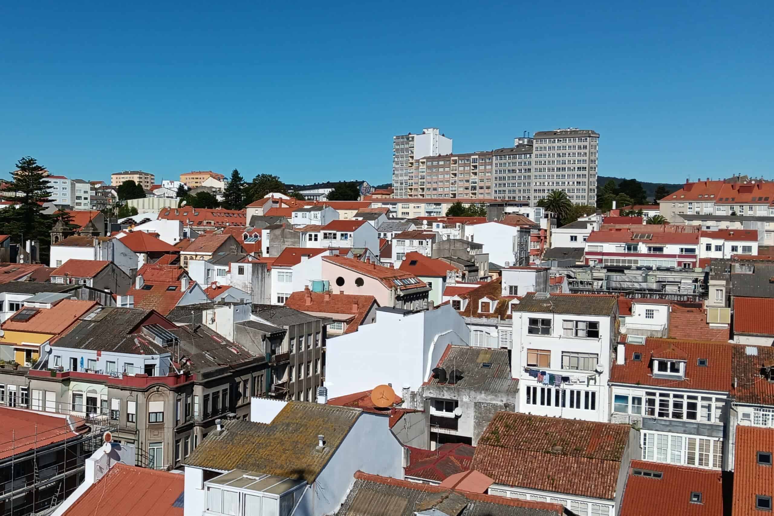 Edificios en el barrio de A Magdalena