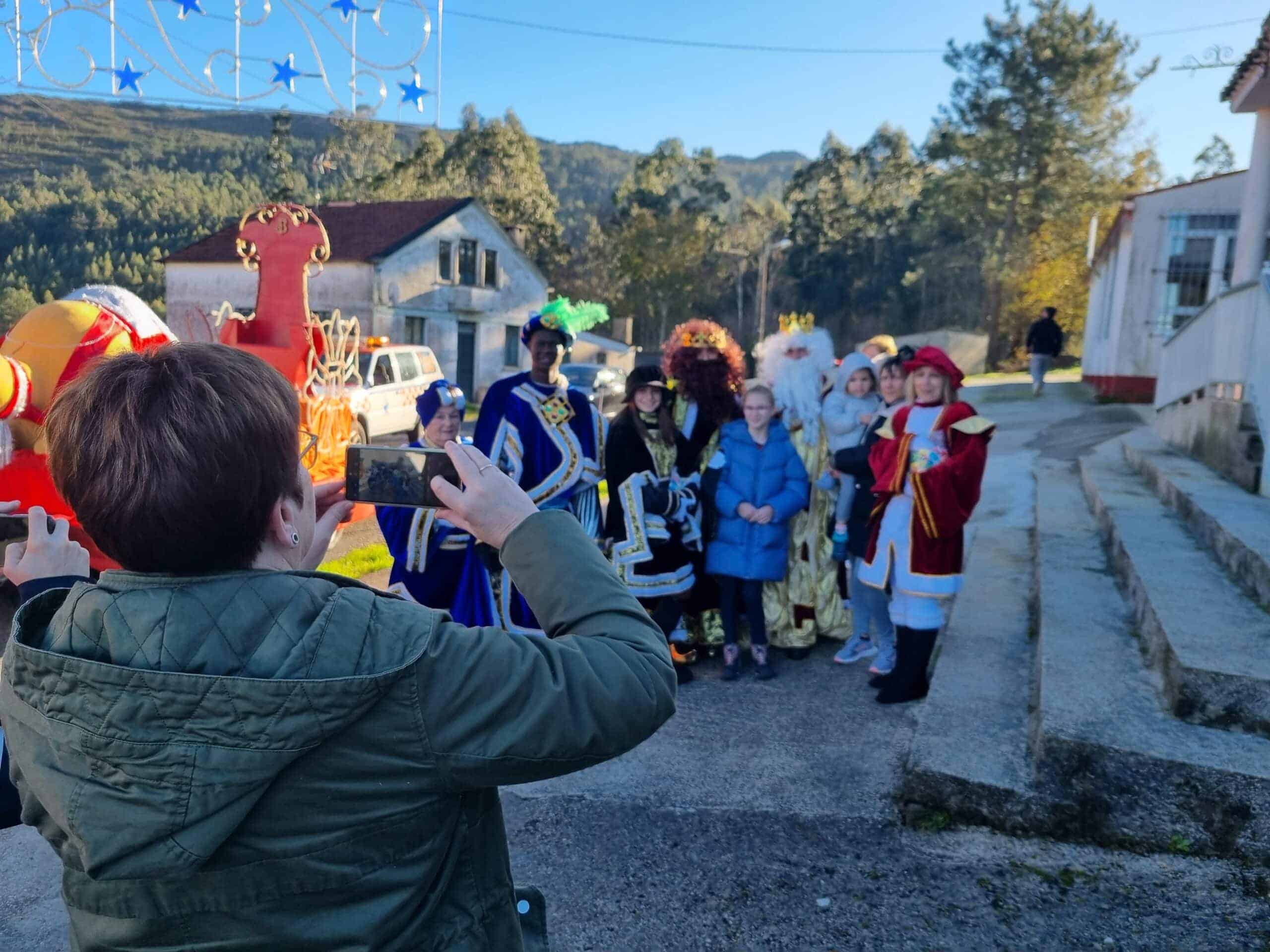Archivo - Cabalgata de los Reyes Magos en Neda