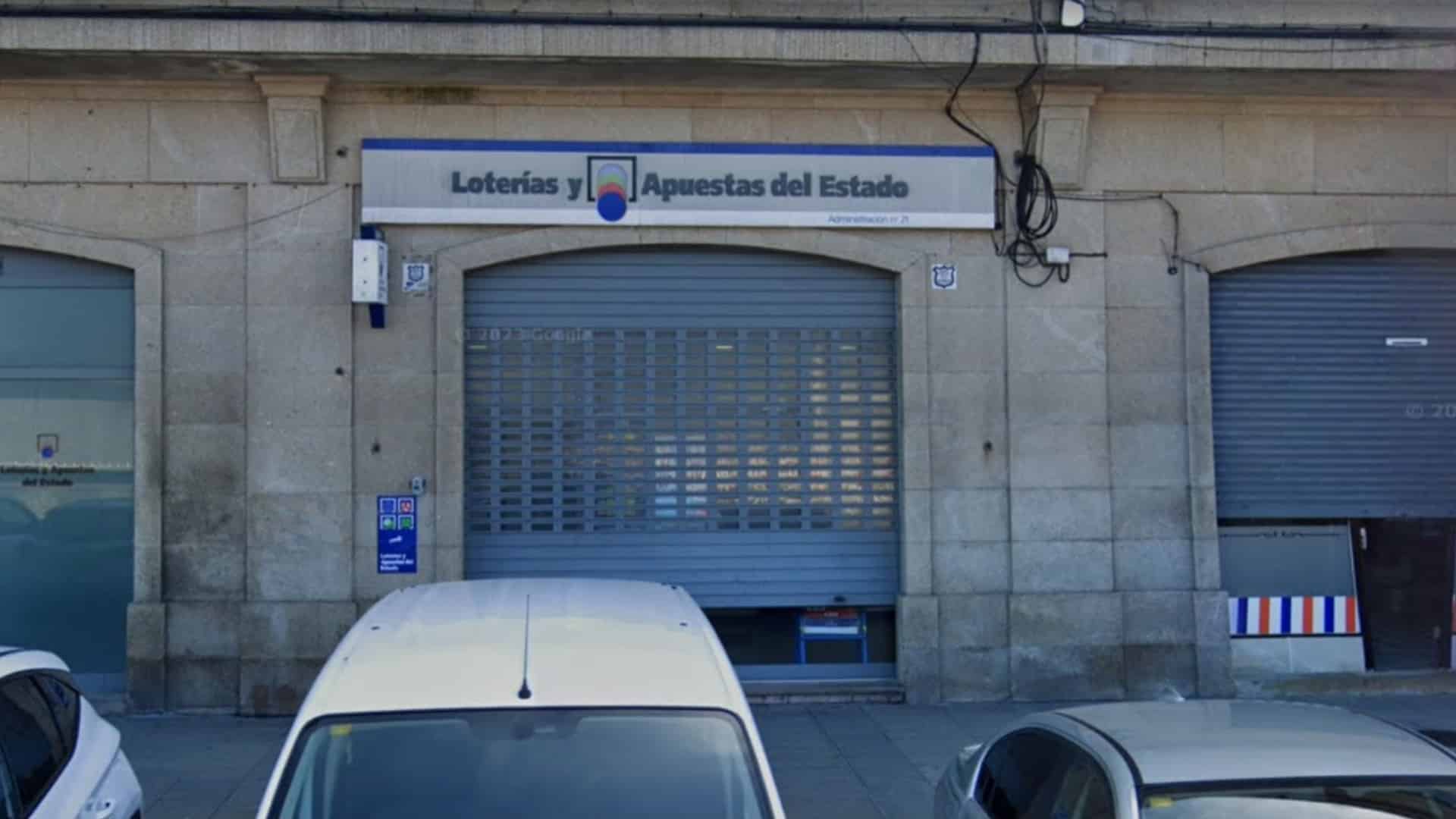Imagen de archivo de la administración de Lotería en Cánovas del Castillo, en Vigo | GE