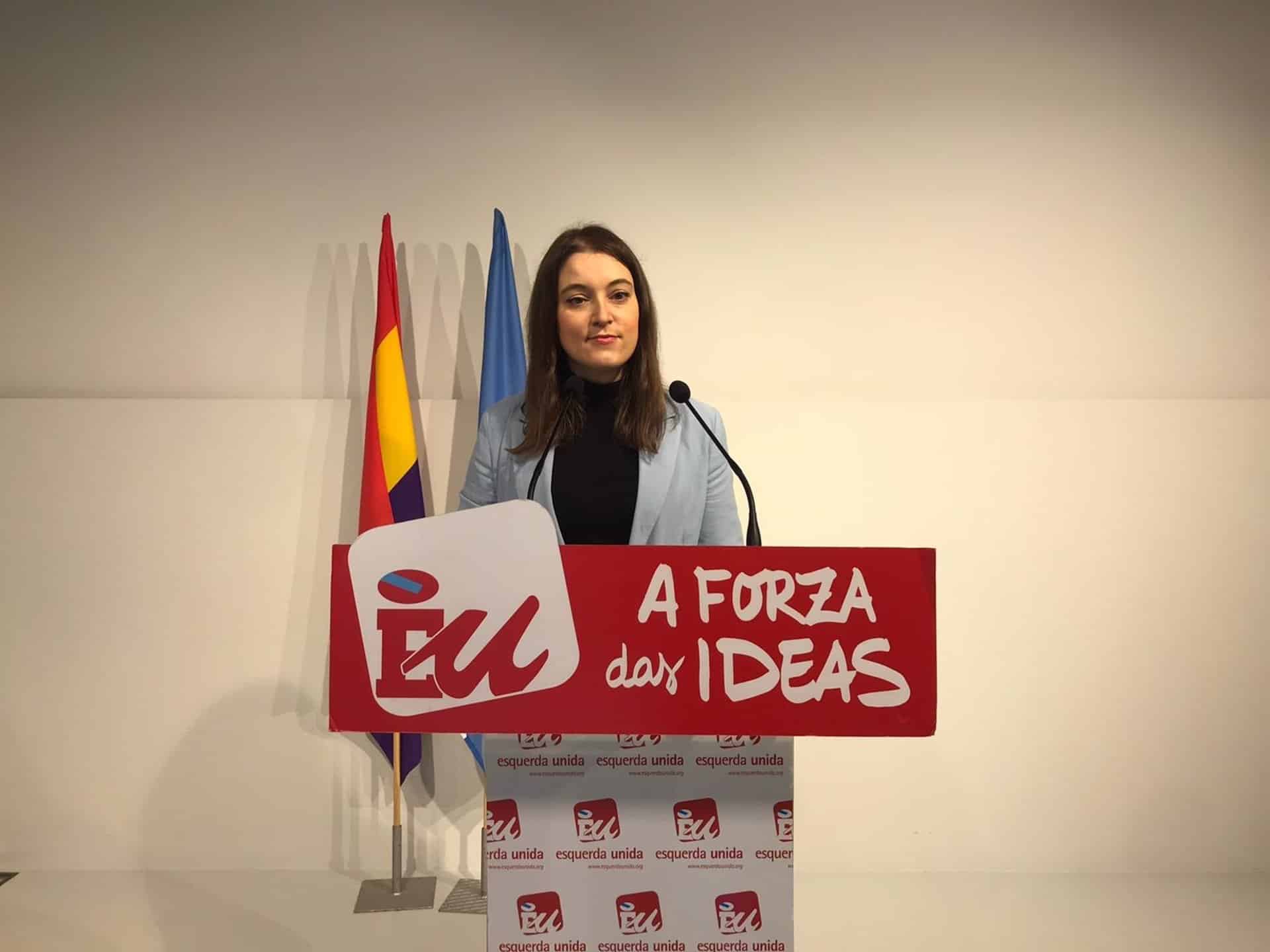 Archivo - Eva Solla, coordinadora nacional de Esquerda Unida-Izquierda Unida - EUROPA PRESS