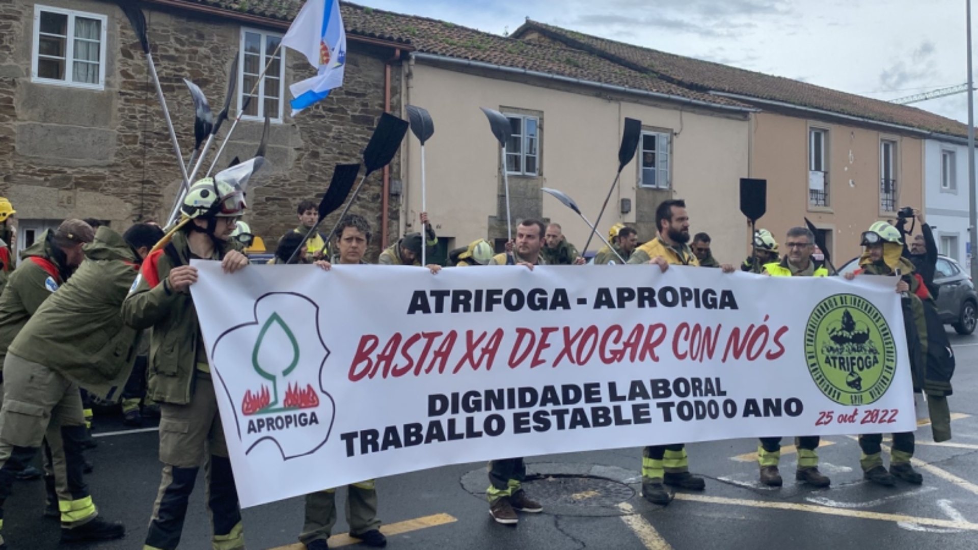Imagen de archivo de una manifestación de brigadistas de Apropiga y Atrifoga | EP