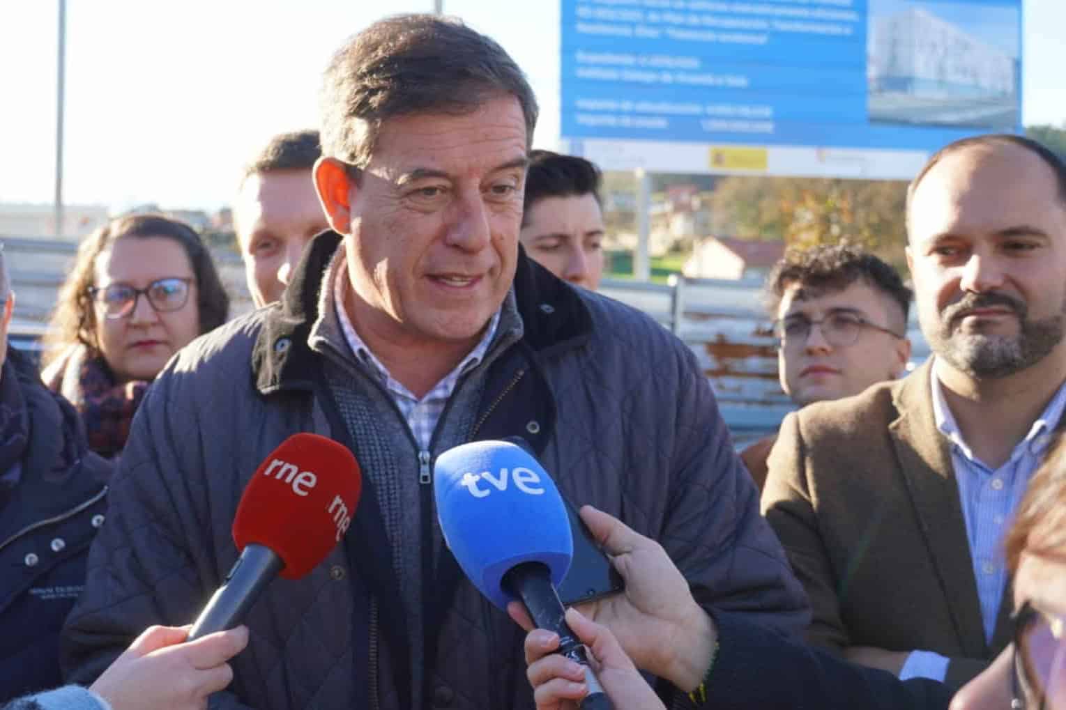 El candidato del PSdeG a la Presidencia de la Xunta, José Ramón Gómez Besteiro