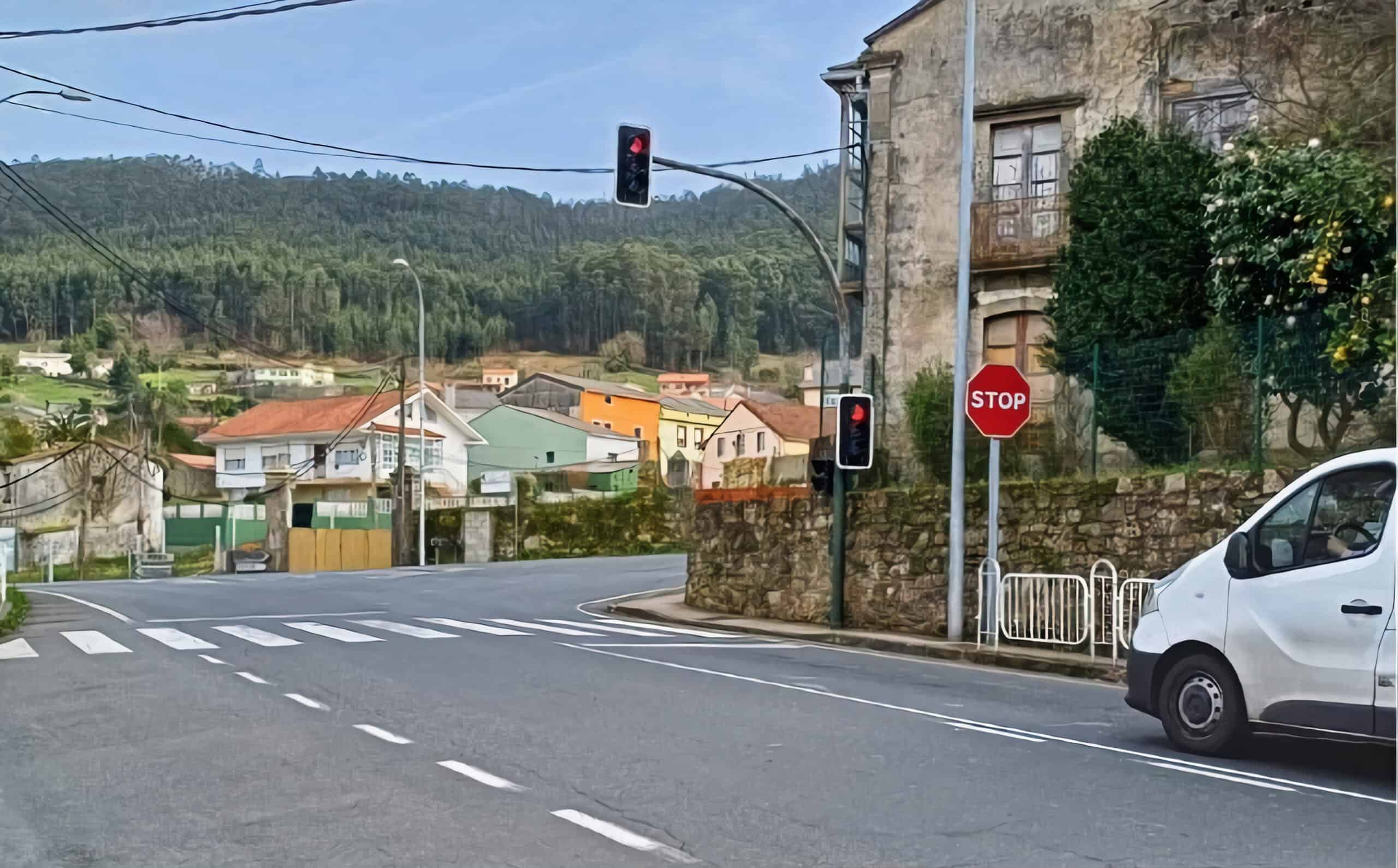 Cruce entre la AC-862 y la AC-115