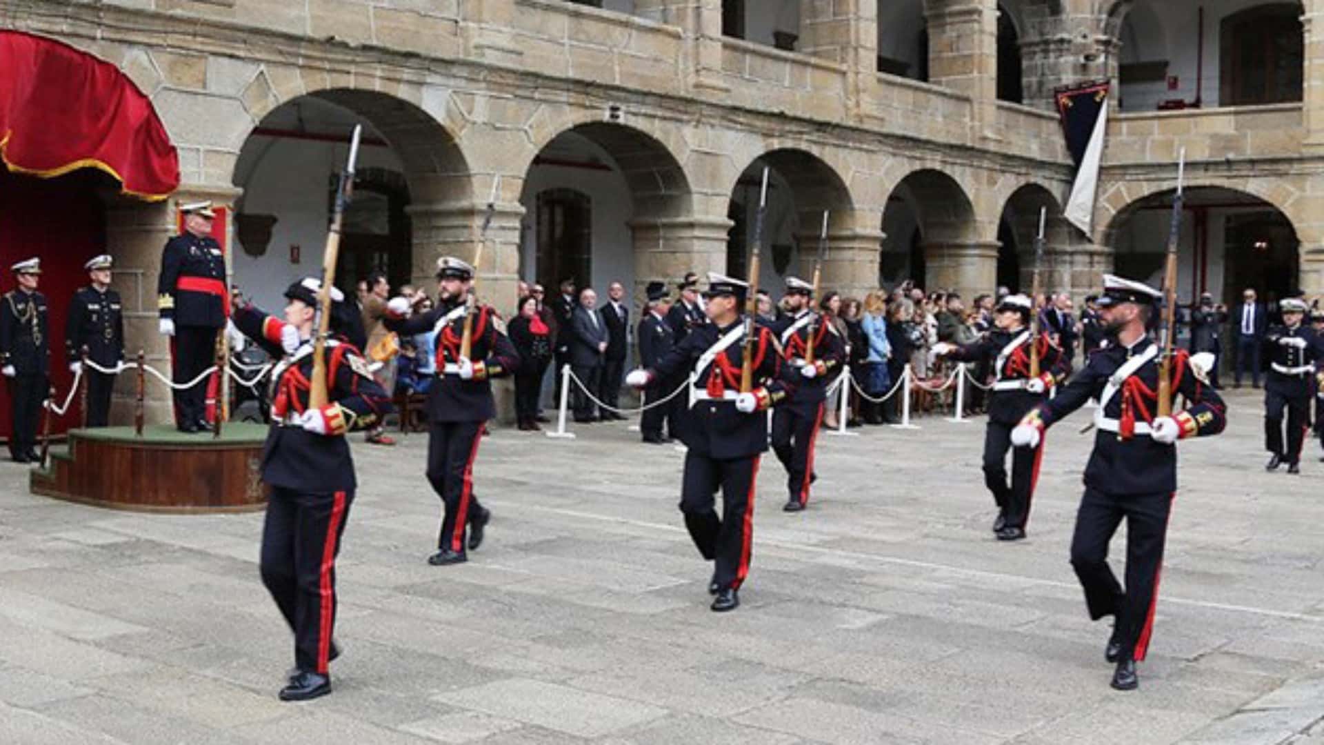 Una conmemoración anterior del aniversario de la Infantería de Marina en Ferrol | ARMADA