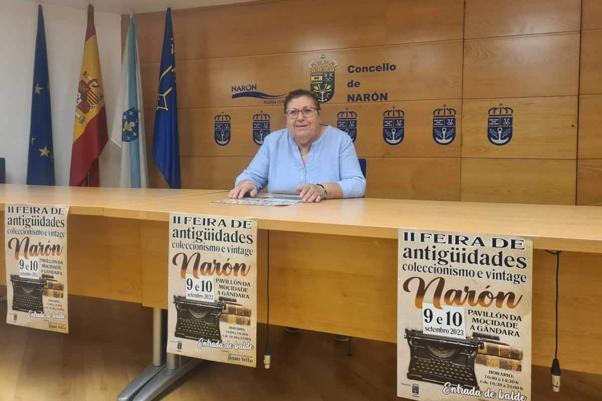 La concelleira de Feiras del concello de Narón, Mar Gómez | CONCELLO DE NARÓN