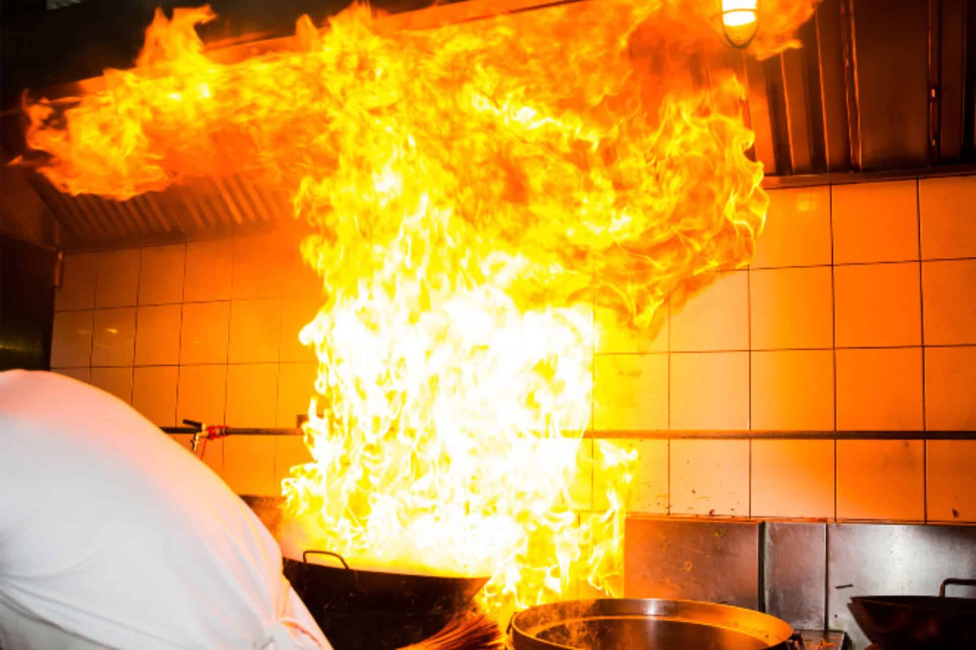 Imagen de archivo de un incendio en una cocina | CEDIDA