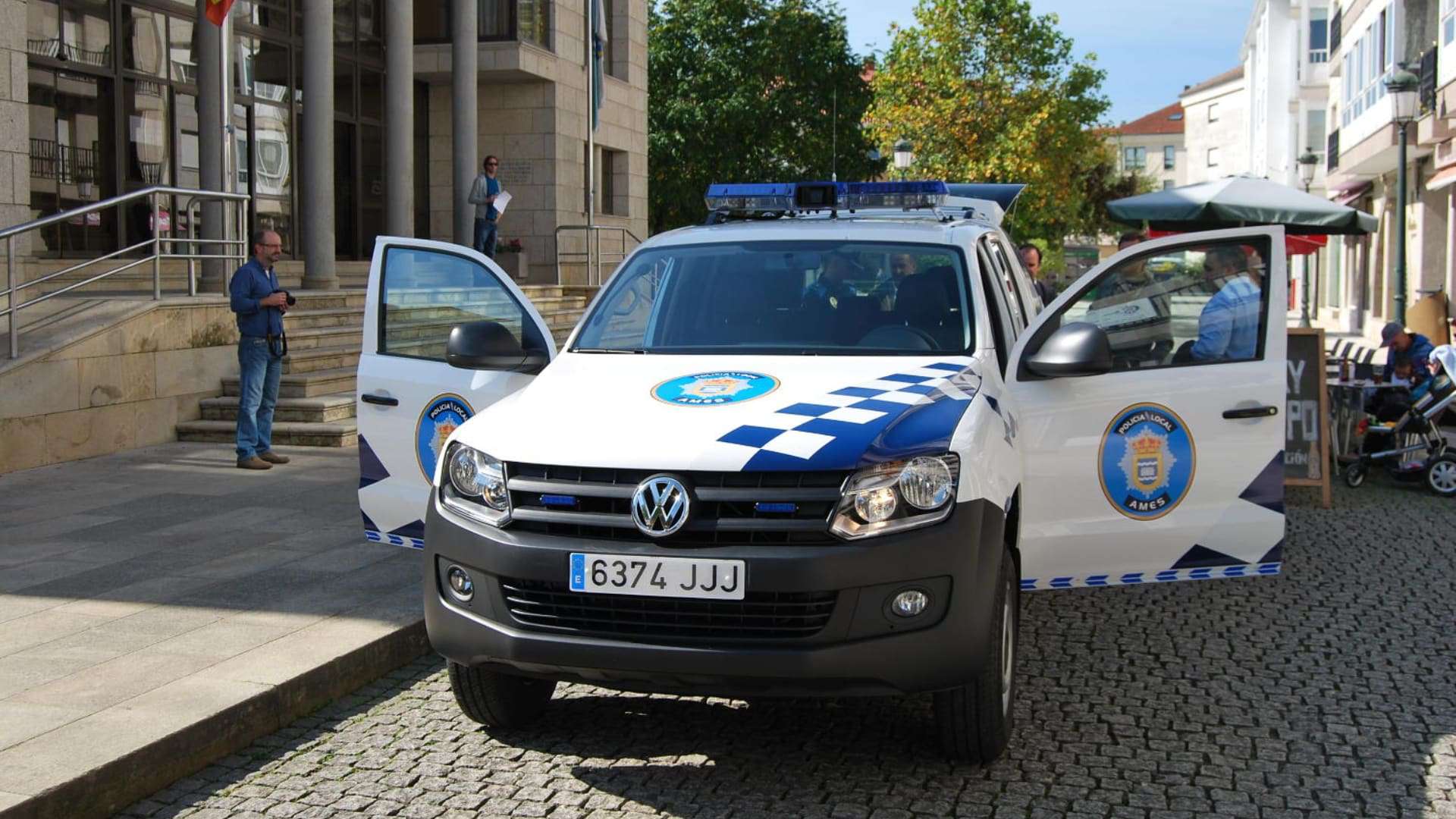 Imagen de archivo de un vehículo de la Policía Local de Ames | CONCELLO DE AMES