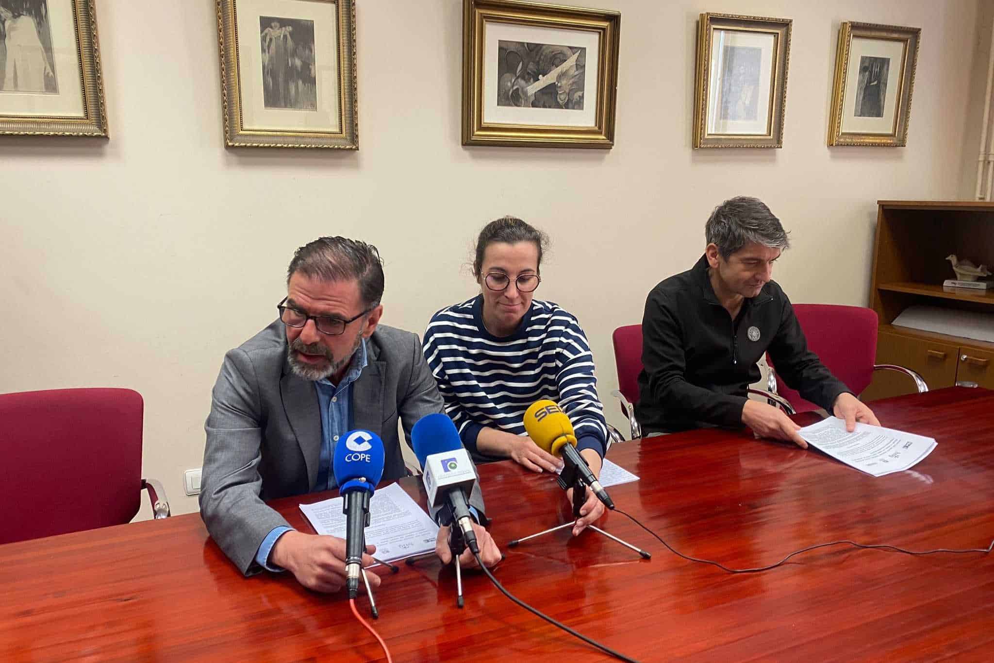Ángel Mato, Maria do Mar López y Jorge Suárez