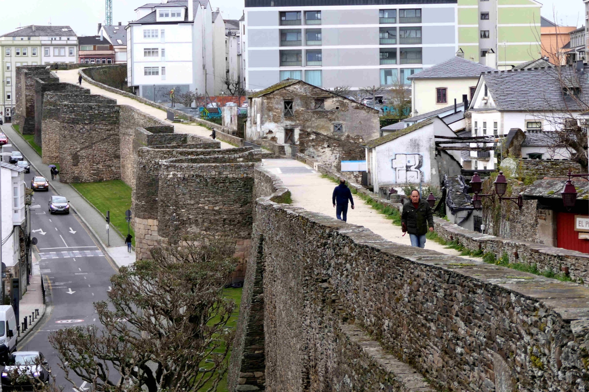 Imagen de archivo de una calle de Lugo.