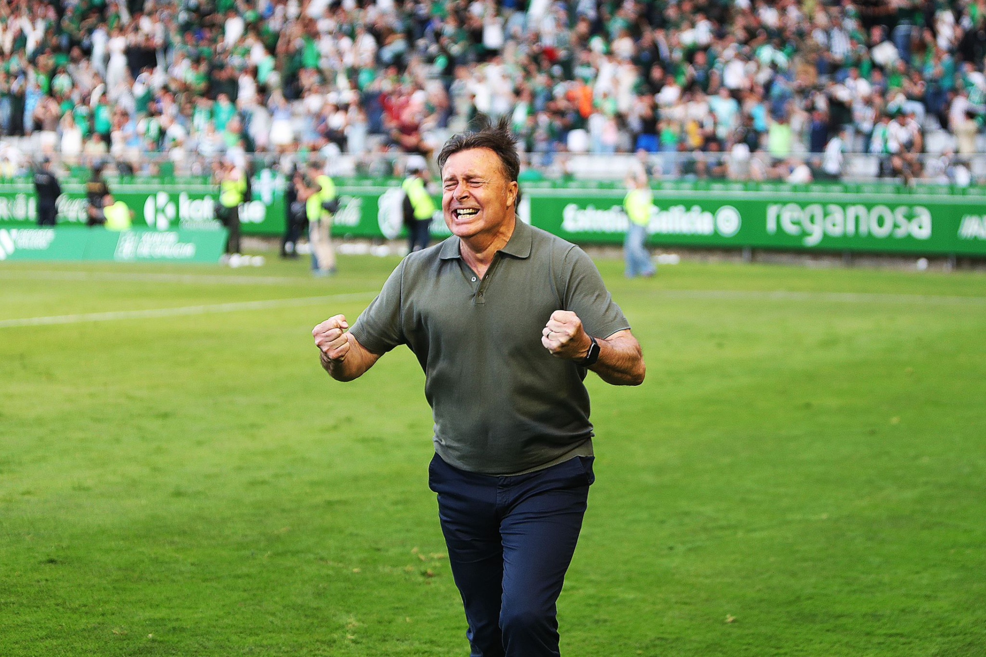 Imagen de archivo del entrenador del Racing de Ferrol, Cristóbal Parralo | RAÚL LOMBA