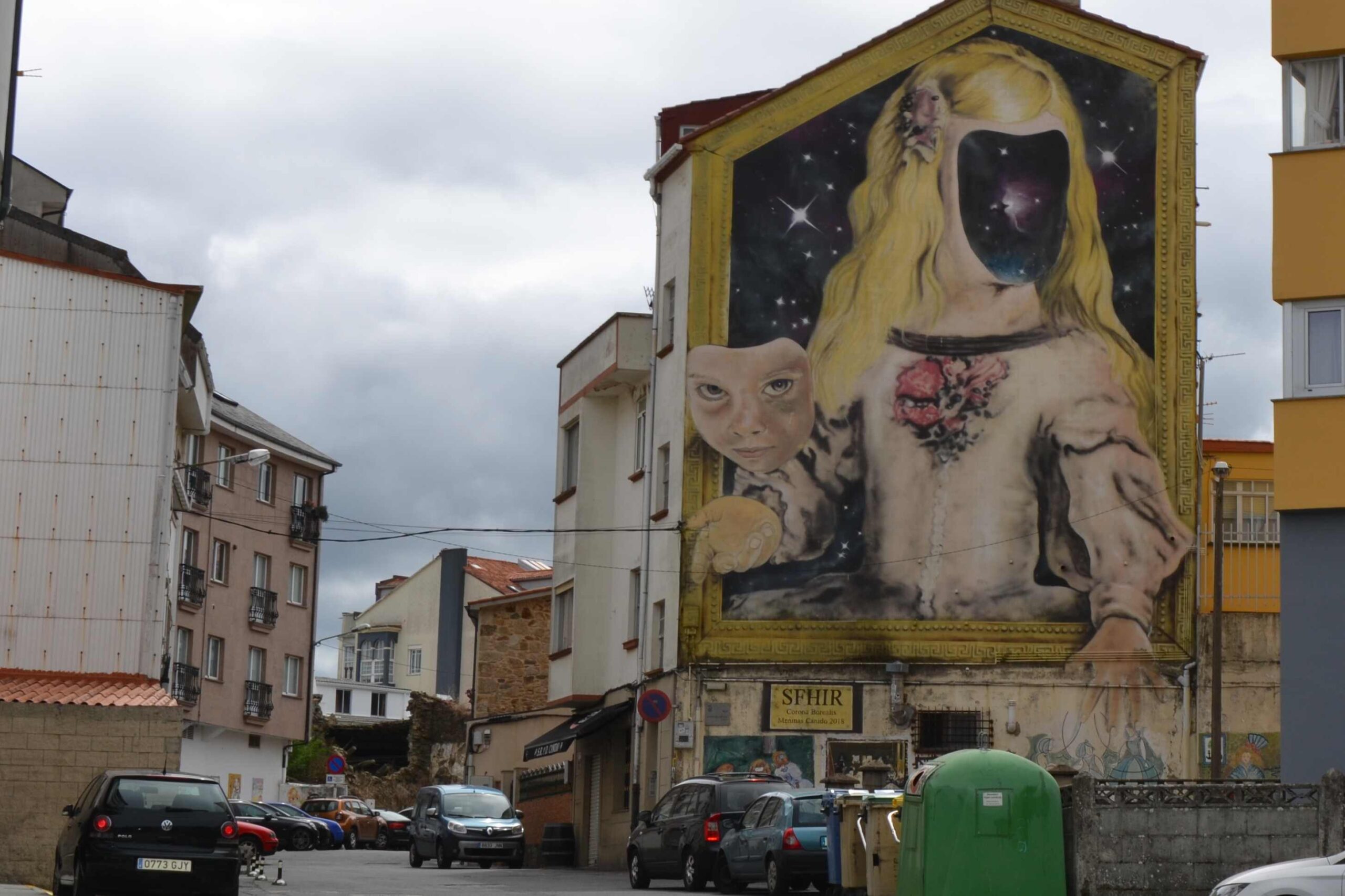 Mural de Sfhir hecho en 2018 en Canido, Ferrol | ENFOQUES