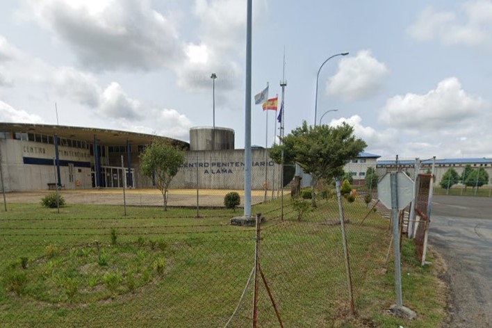 Centro penitenciario de A Lama, donde se encuentra el detenido en prisión provisional sin fianza