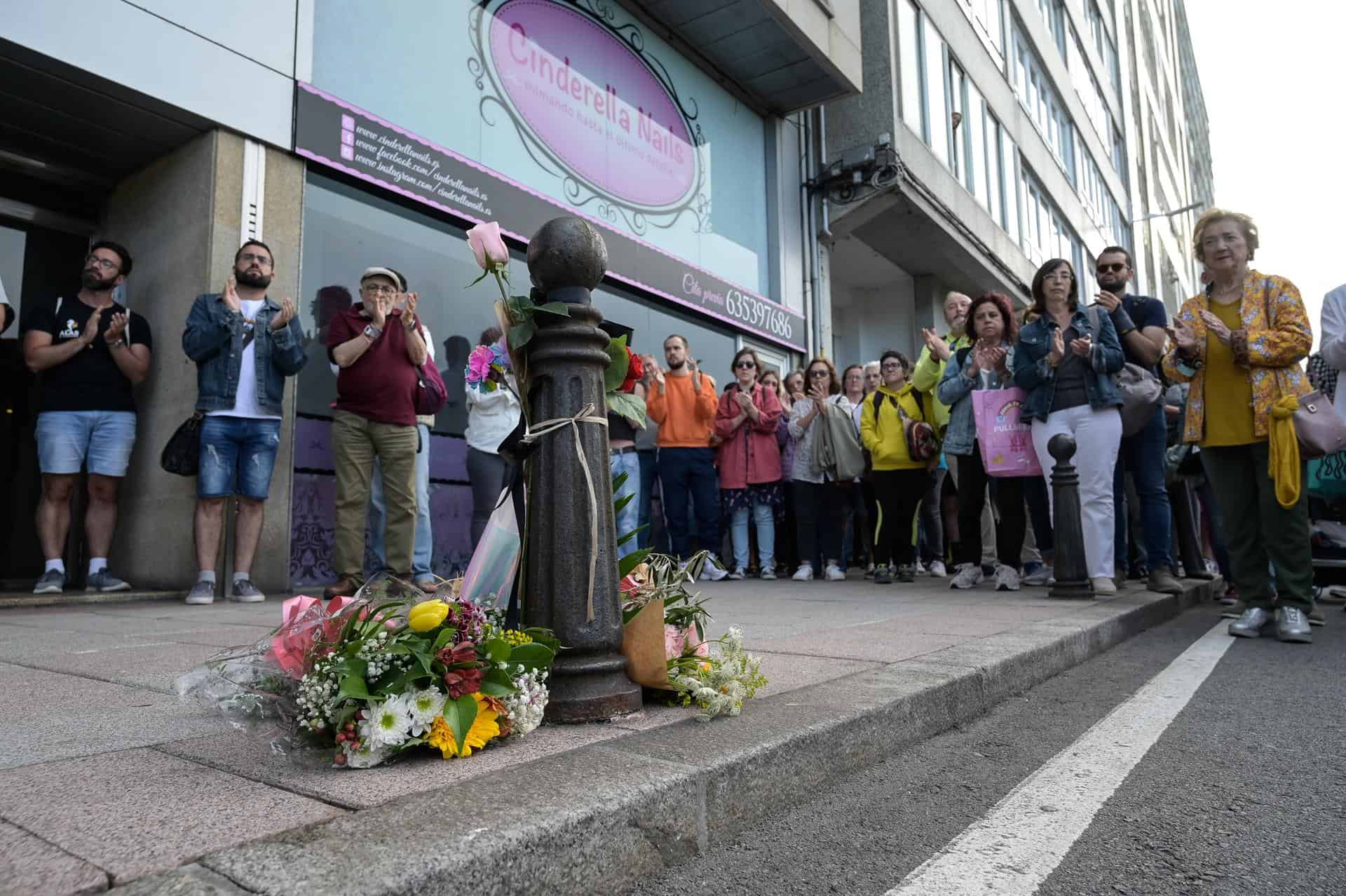 Acto de homenaje en recuerdo a Samuel Luiz | EUROPA PRESS